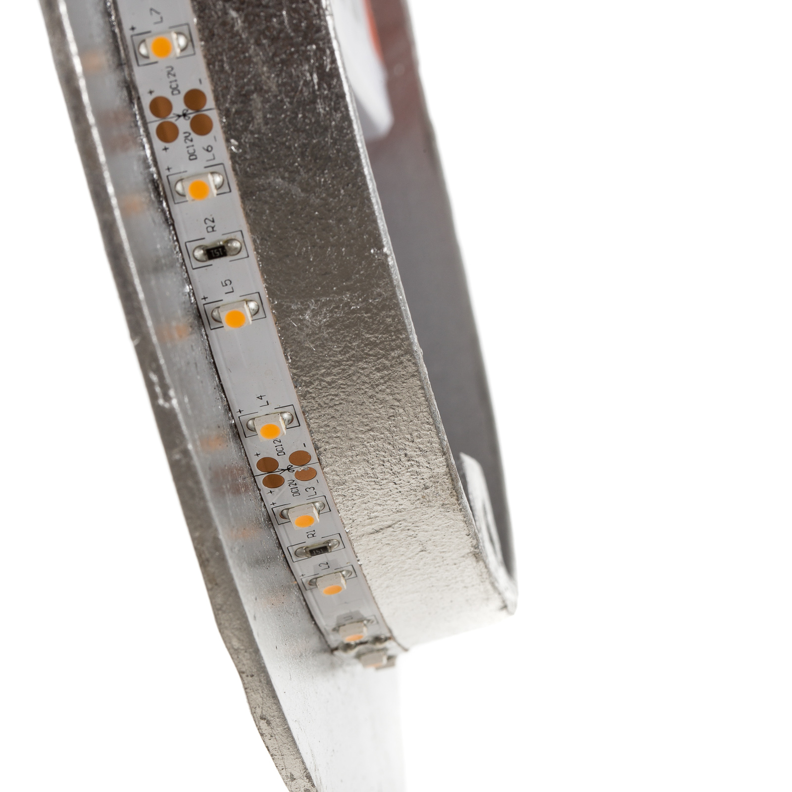 Nástenné svietidlo LED Meteor, Ø 27 cm, strieborná