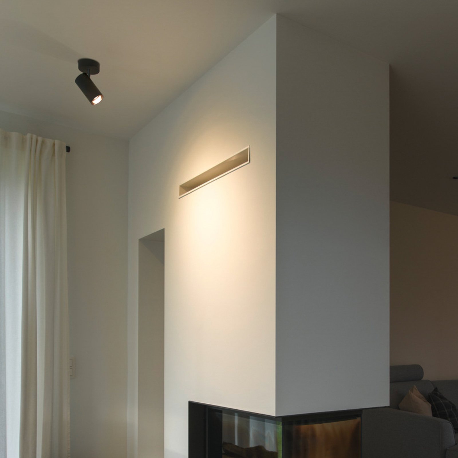 Asto Tube Deckenleuchte Black - SLV
