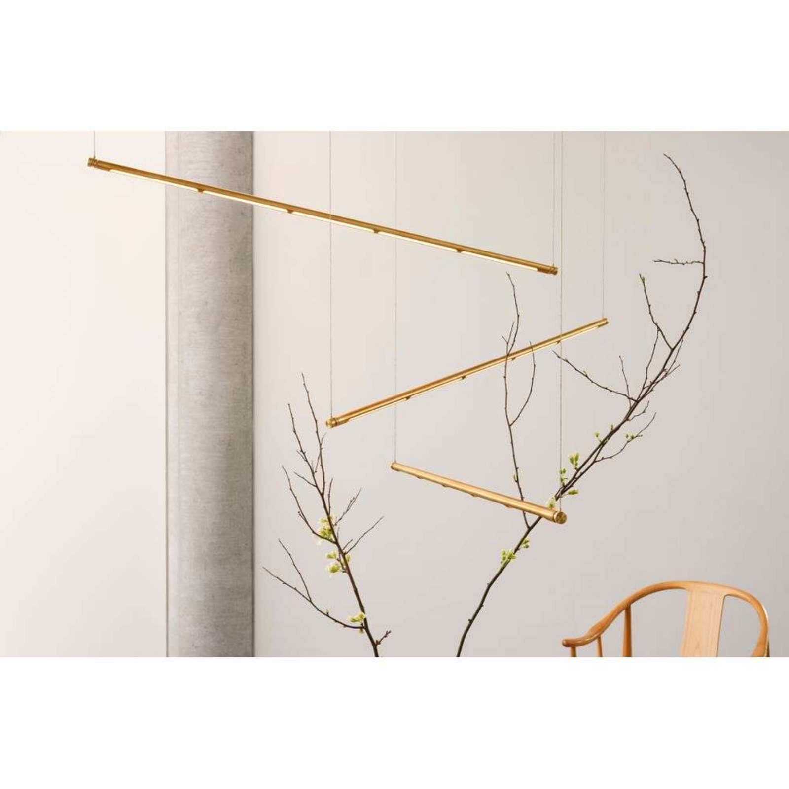 Oneline™ Candeeiro Suspenso Zigbee Brass - Fritz Hansen