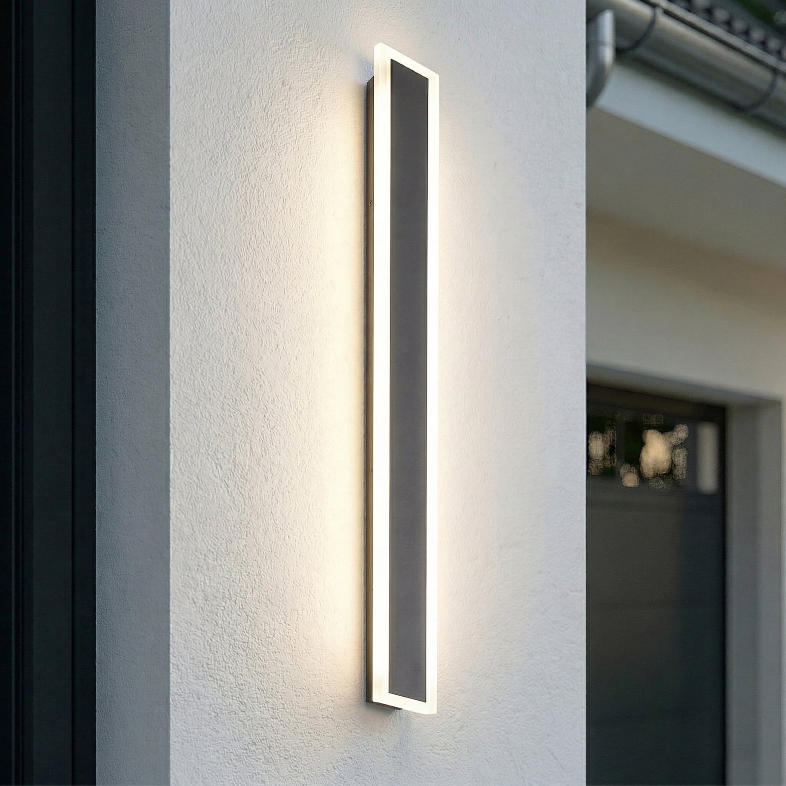 Ilora LED vanjska zidna svjetiljka, CCT, IP65, crna, visina 100 cm, metal - Ilora LED vanjska zidna svjetiljka, CCT, IP65, crna, visina 100 cm, metal -