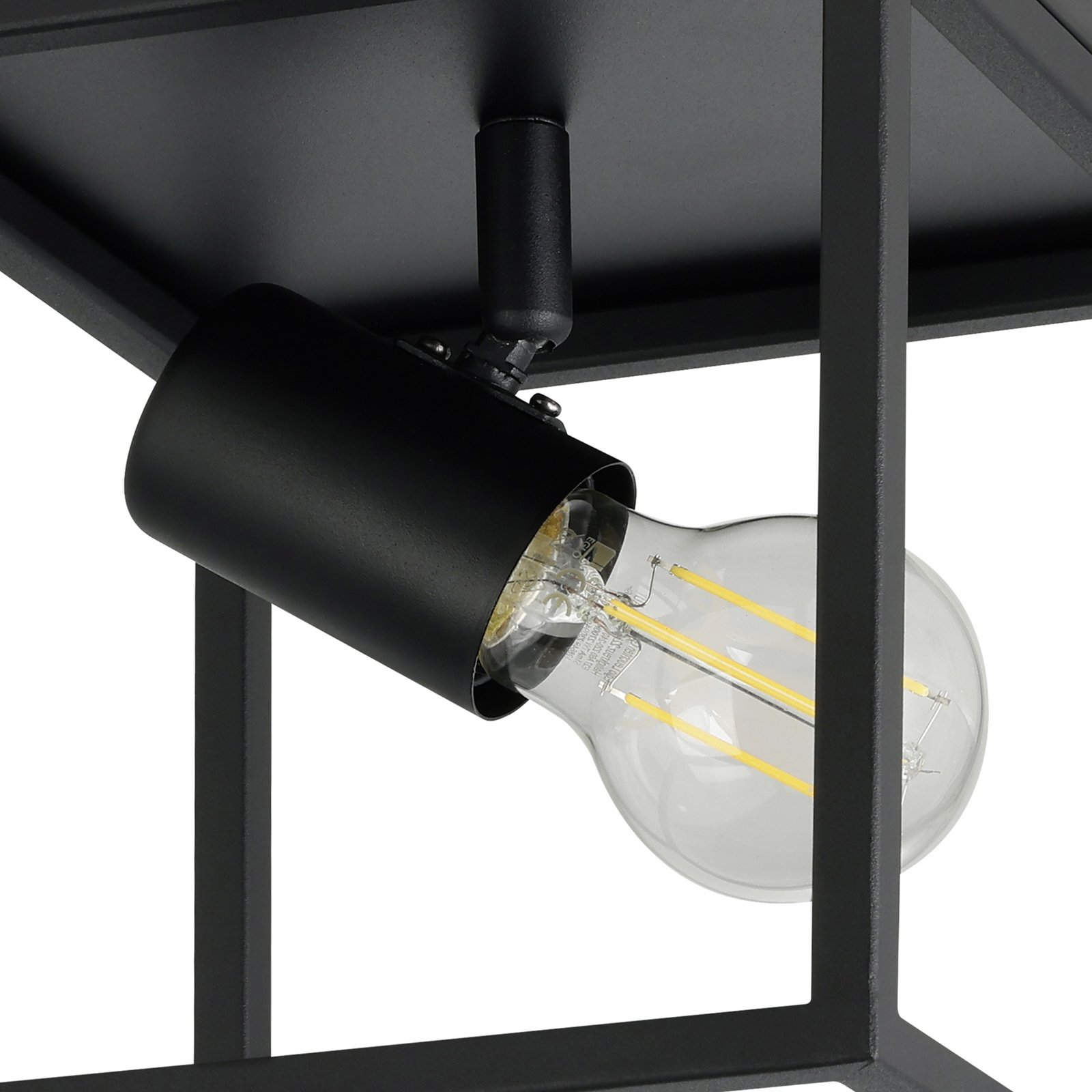 Taklampa Silentina 1 lampa, 18 x 18 cm