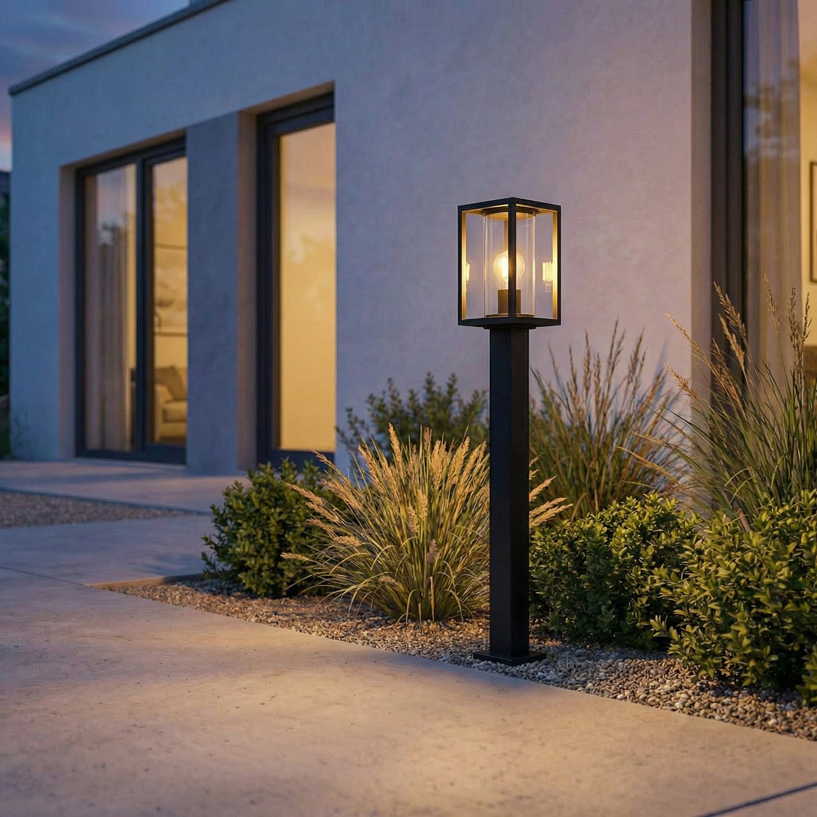 Ferda Außen Gartenleuchte H100 Graphite - Lucande