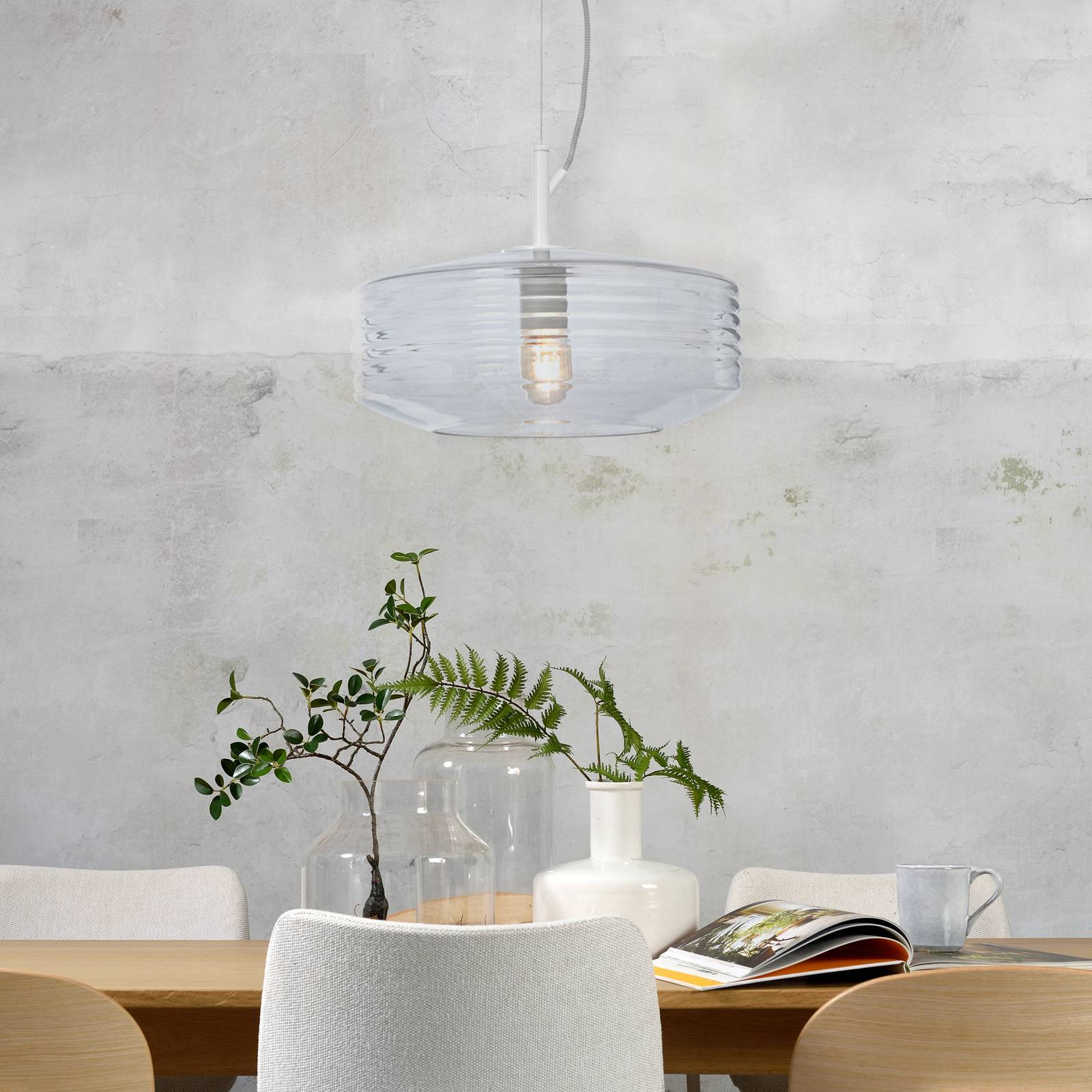  It's About Romi It's About Romi Pendellampe Verona, Klar, Glas, E27 