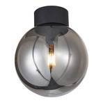 Deckenlampe Astro, Kugelglas, rauchgrau, Ø 25 cm