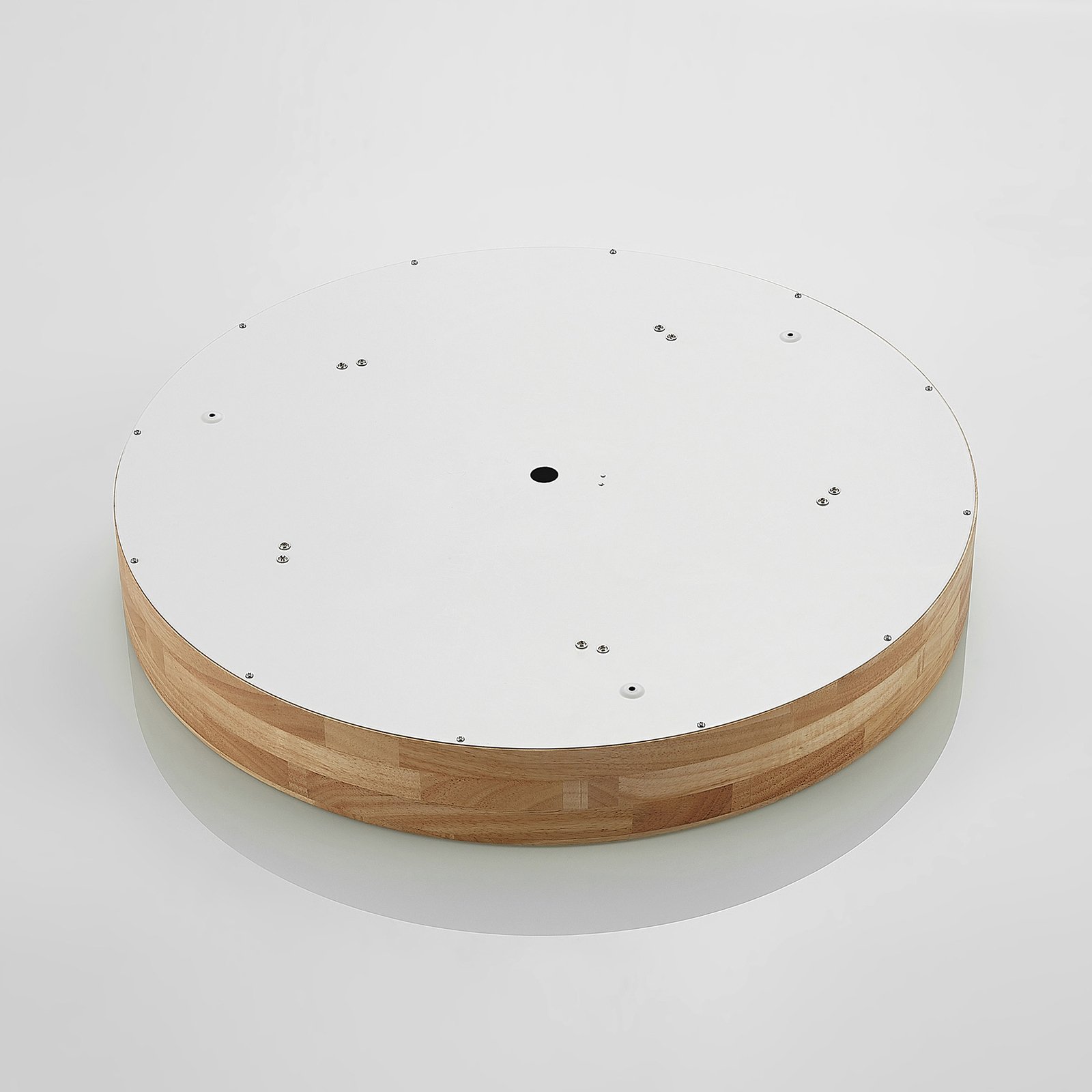 Tanju Candeeiro de Tecto Ø60 Wood/White - Lindby