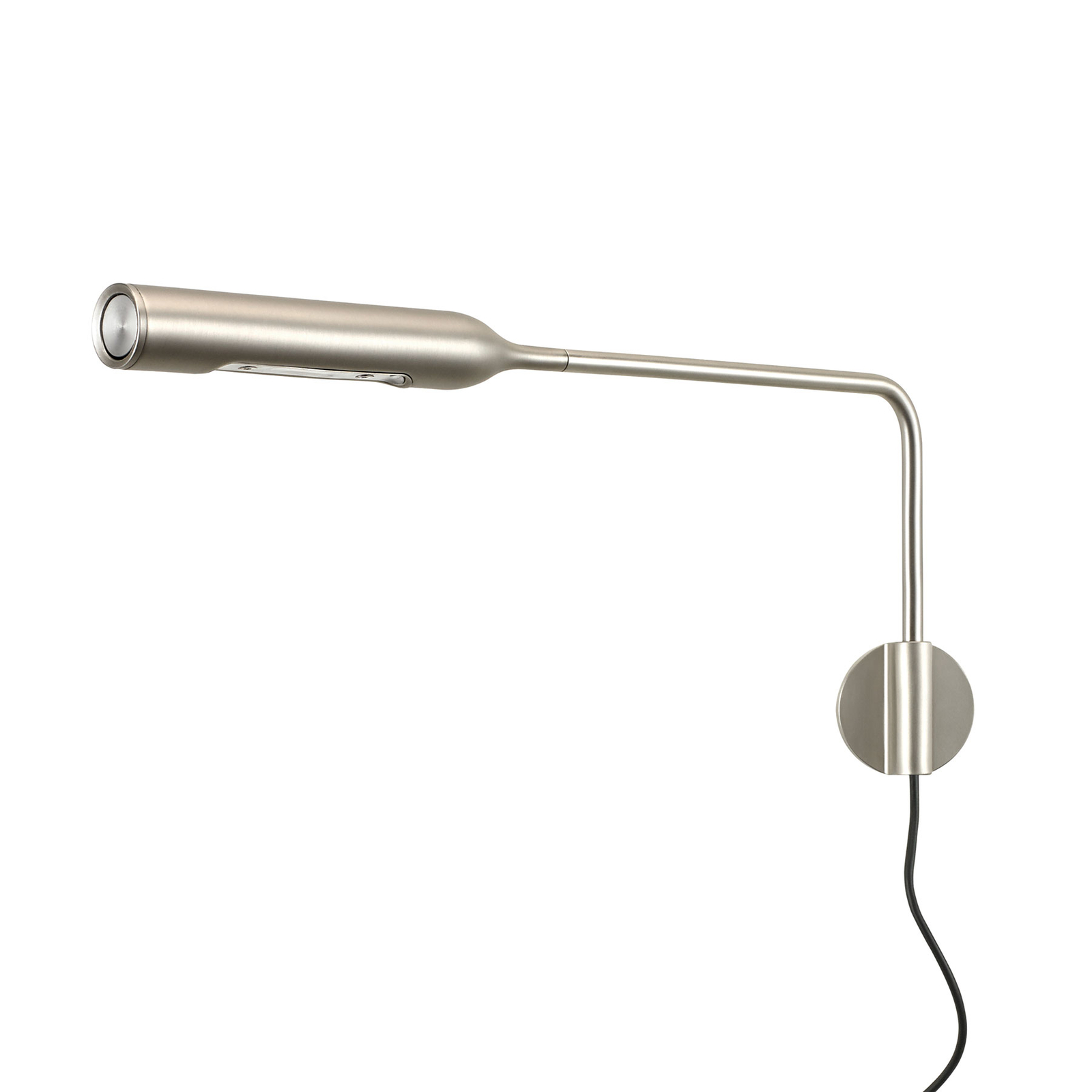LUMINA Flo LED wall lamp w. plug 3,000K nickel