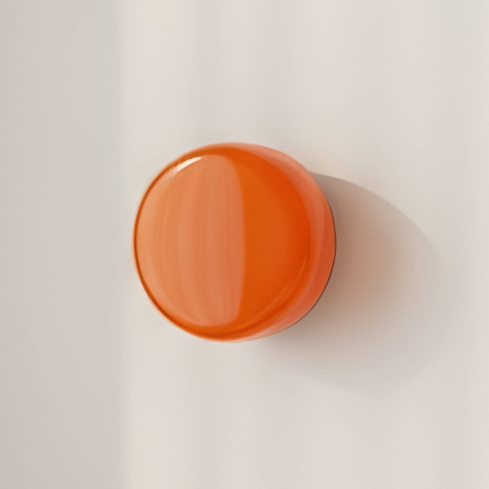 Wandleuchte BonBon, orange, Ø 16 cm, Glas günstig online kaufen