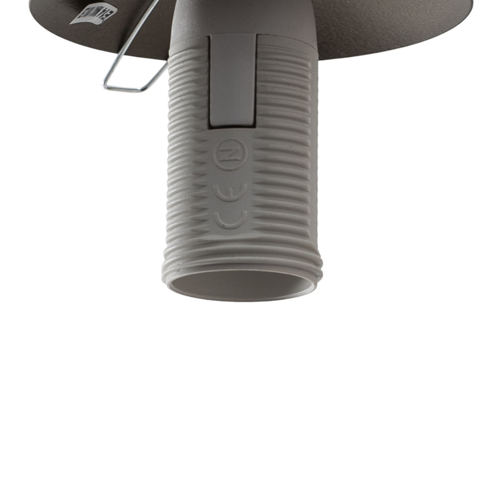 Wall light Aurora, brown, glass, 17 cm high, sphere, E14