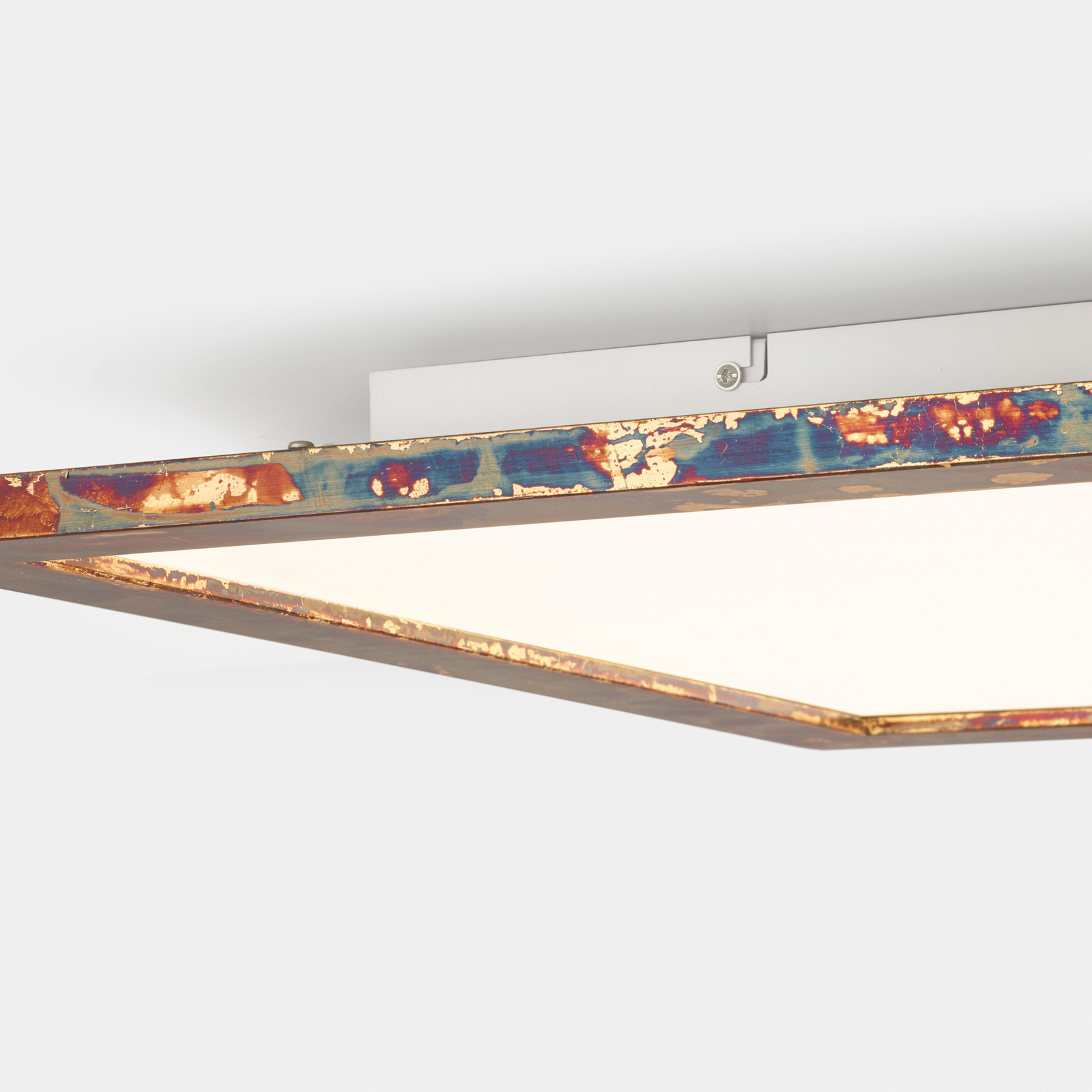Quitani Aurinor LED panel, gold-coloured, 68 cm
