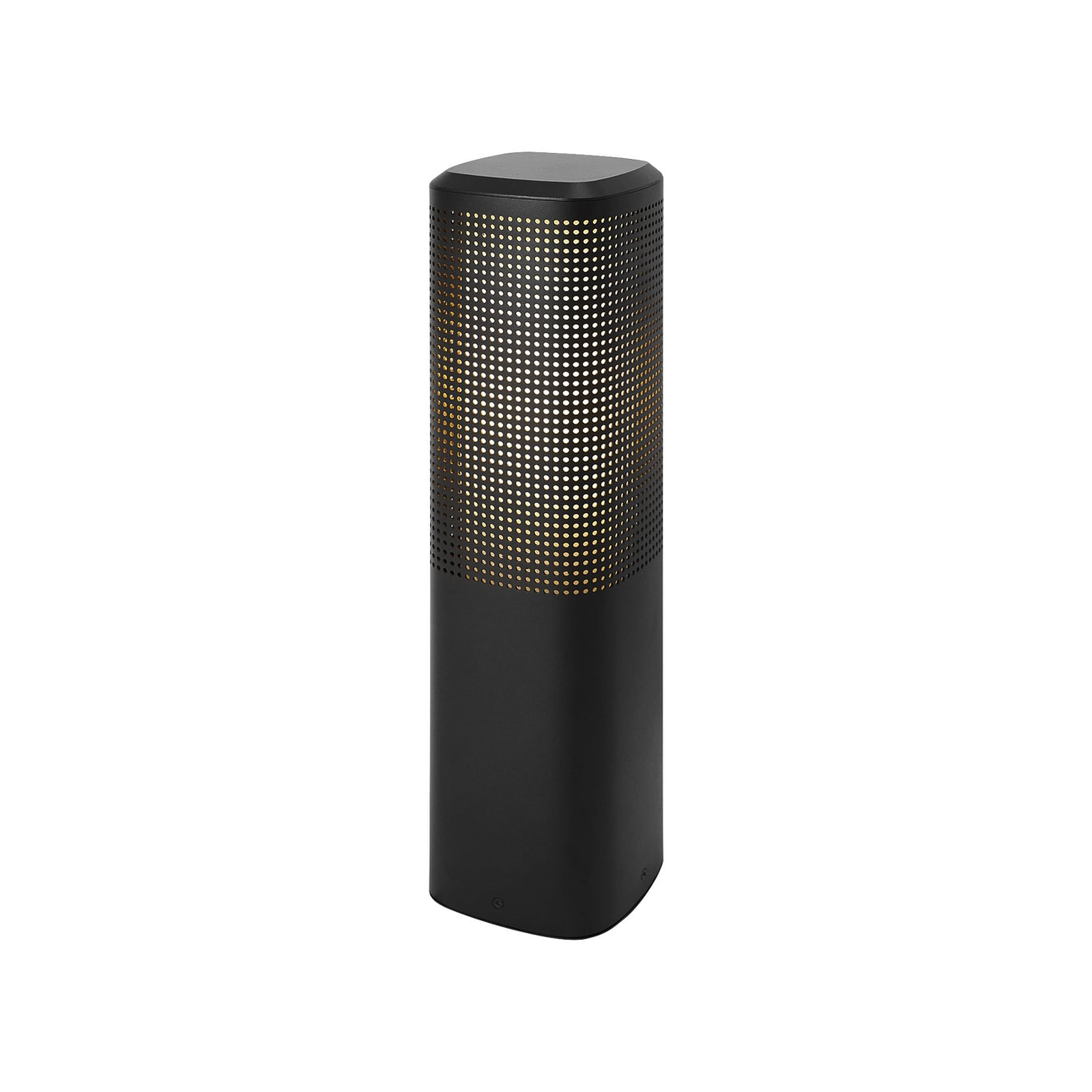 Sidara Seaside pillar light, black, IP54, E27 - Nordlux