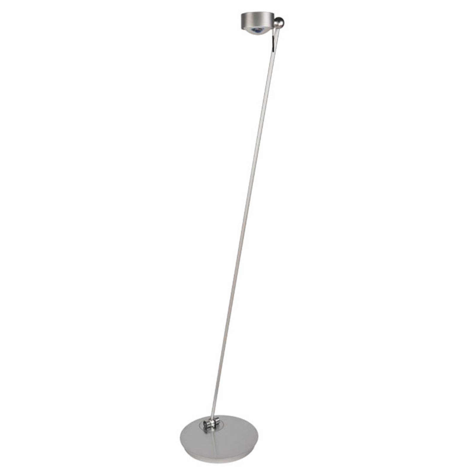 Top Light Lampe sur pied LED Puk Floor Mini Single nickel mat