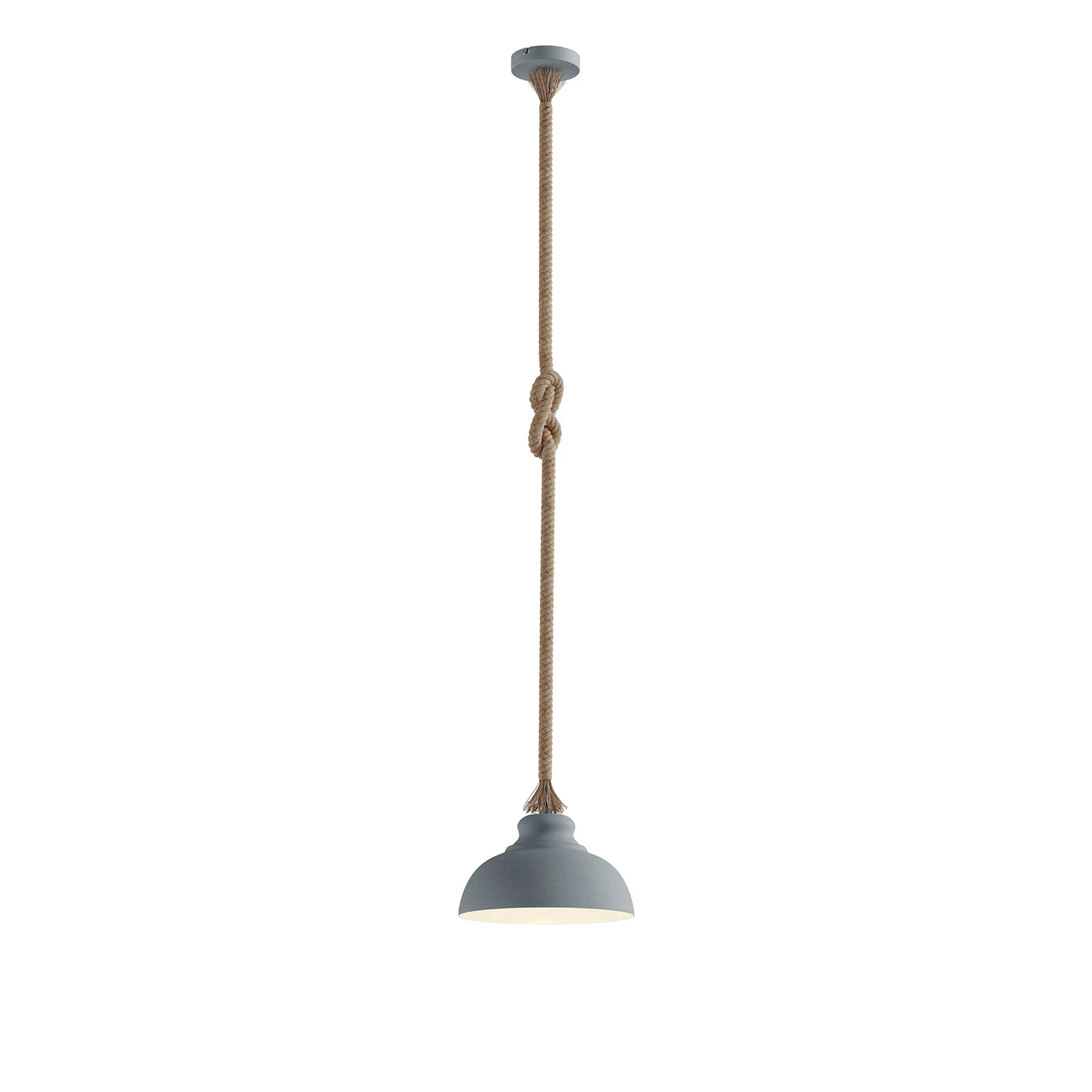 Obesek Lindby Chaby, Ø 29 cm, enojna svetilka, kovina, vrv