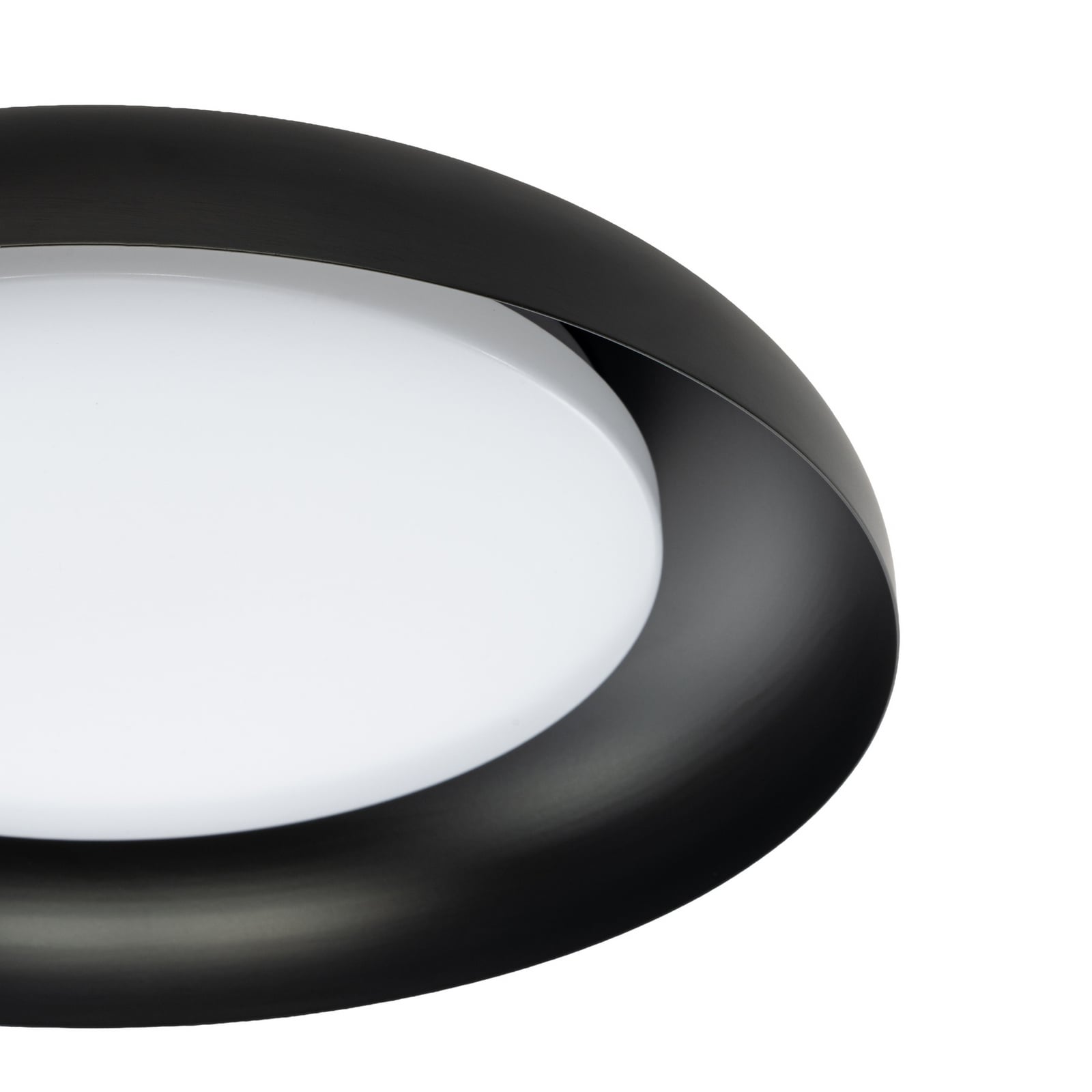 Lindby LED-Deckenleuchte Florie, schwarz, Metall, Ø 40 cm Lindby LED-Deckenleuchte Florie, schwarz, Metall, Ø 40 cm