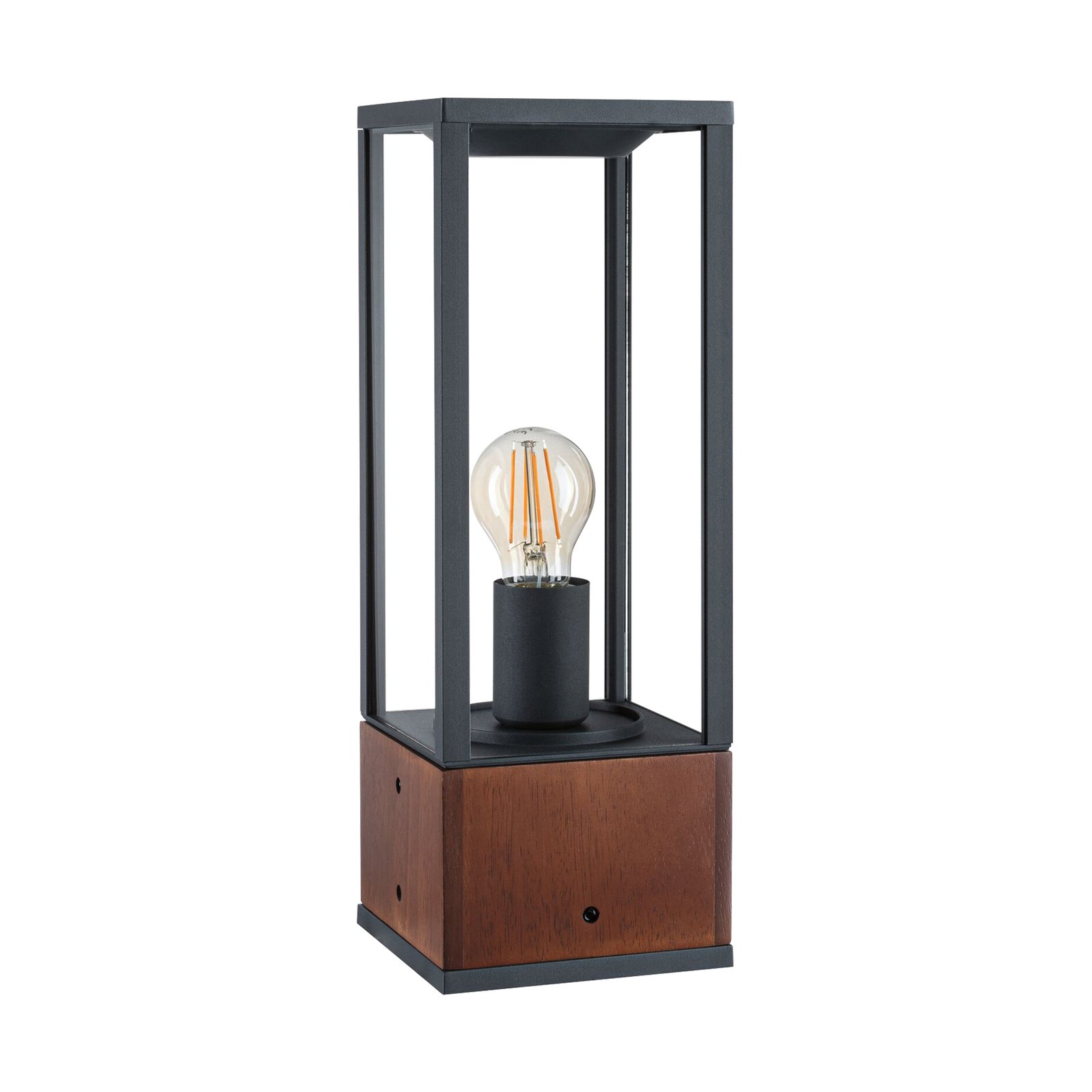 Timba Object Garden Lamp H40 Wood - Paulmann