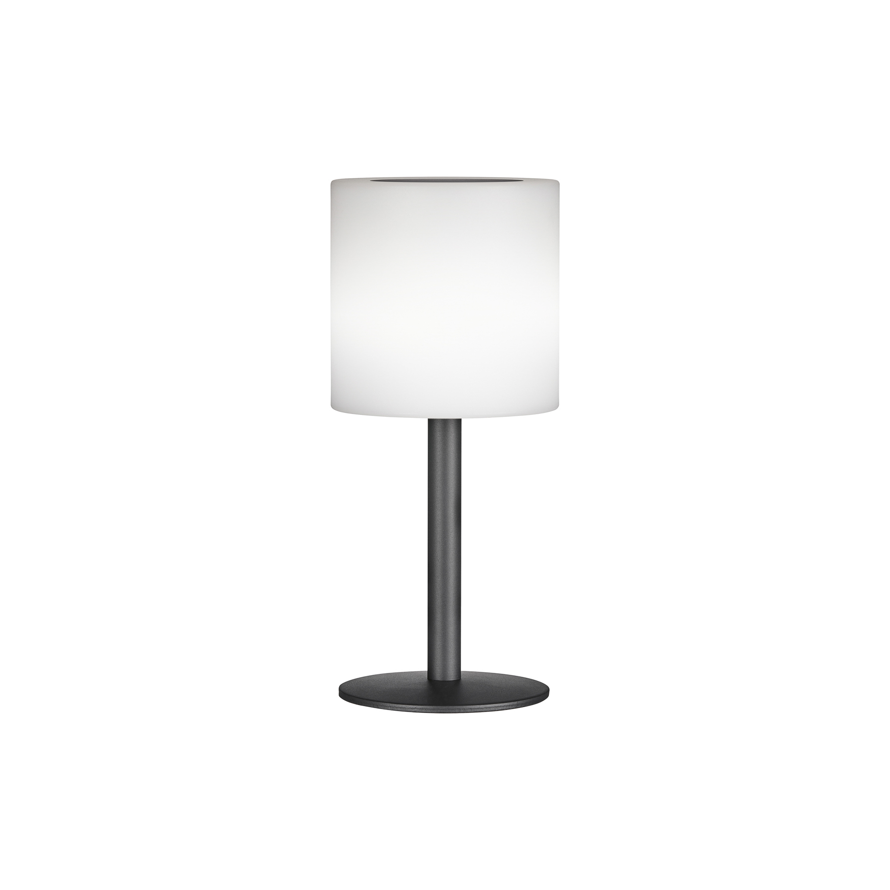 LED-Solar-Tischleuchte Lesina, sandschwarz/weiß