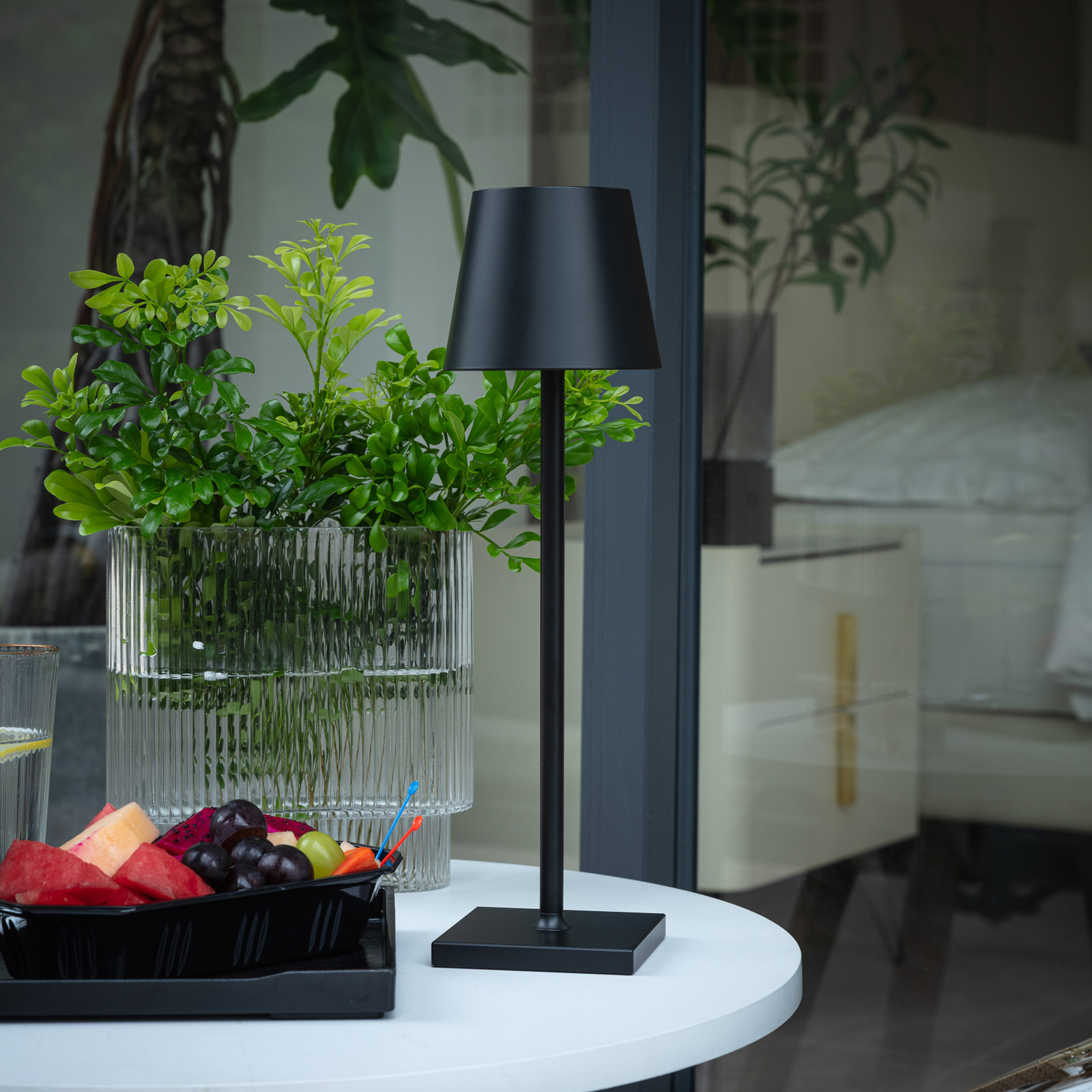 STORHAGA Lampe de Table de jardin à LED, intensité réglable , noir, 35 cm -  IKEA