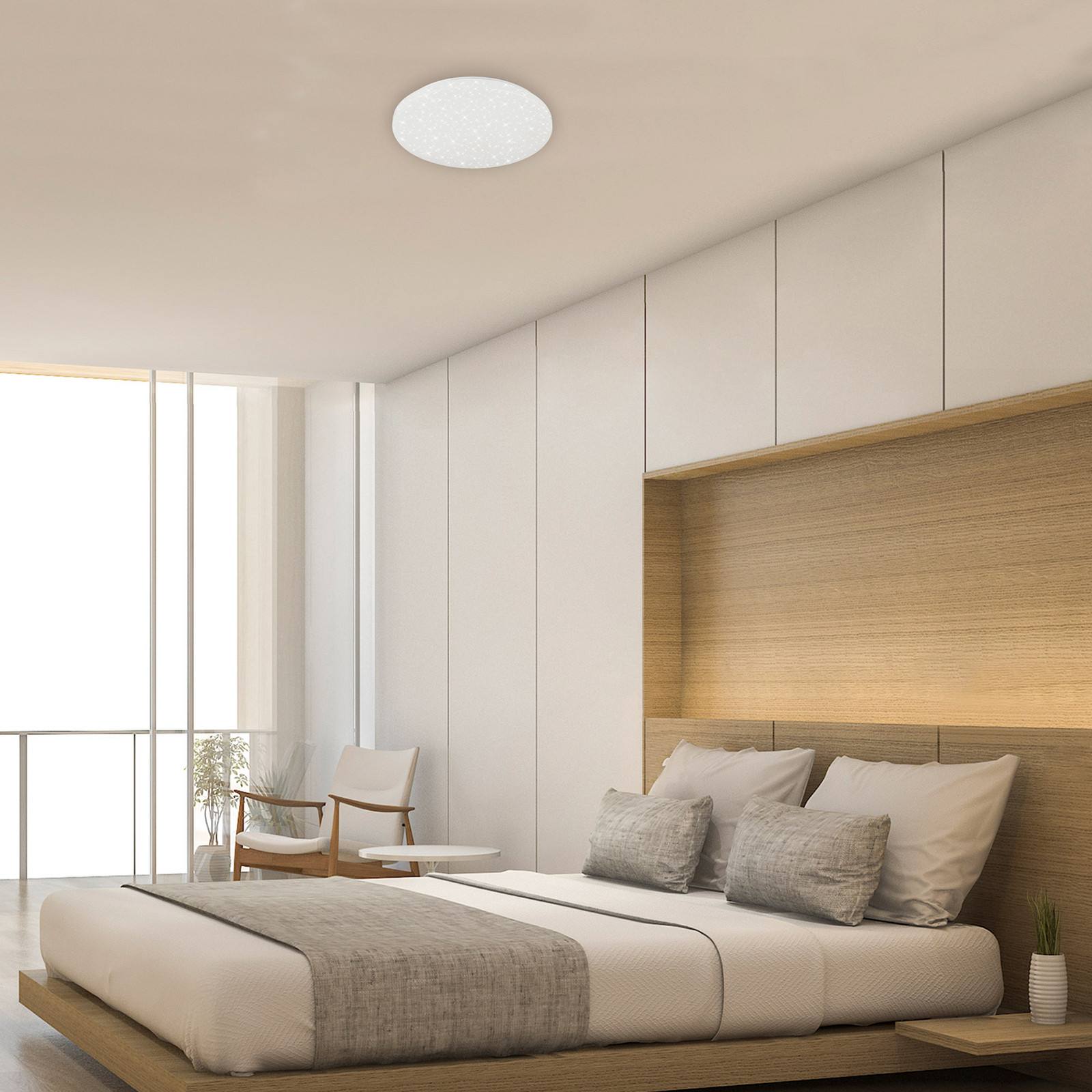 Briloner Brili Splash plafonieră LED IP44 alb 4.000K - Baie - Plastic