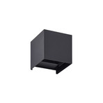 Nivar Square LED Outdoor Wall Lamp Black - Lindby