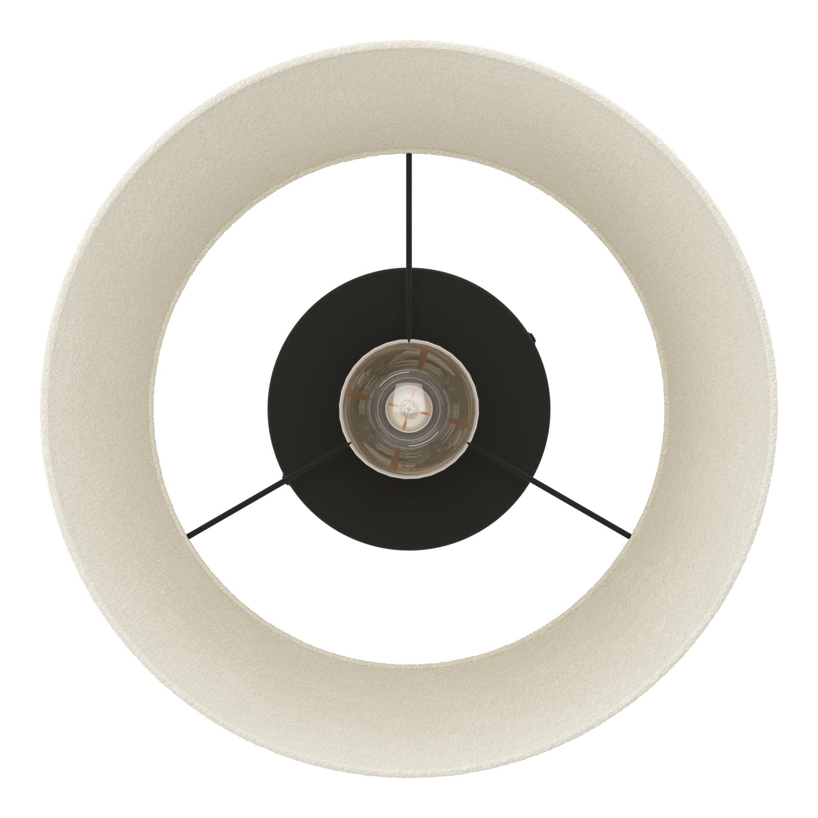 Lampa wisząca Febres, czarny/biały