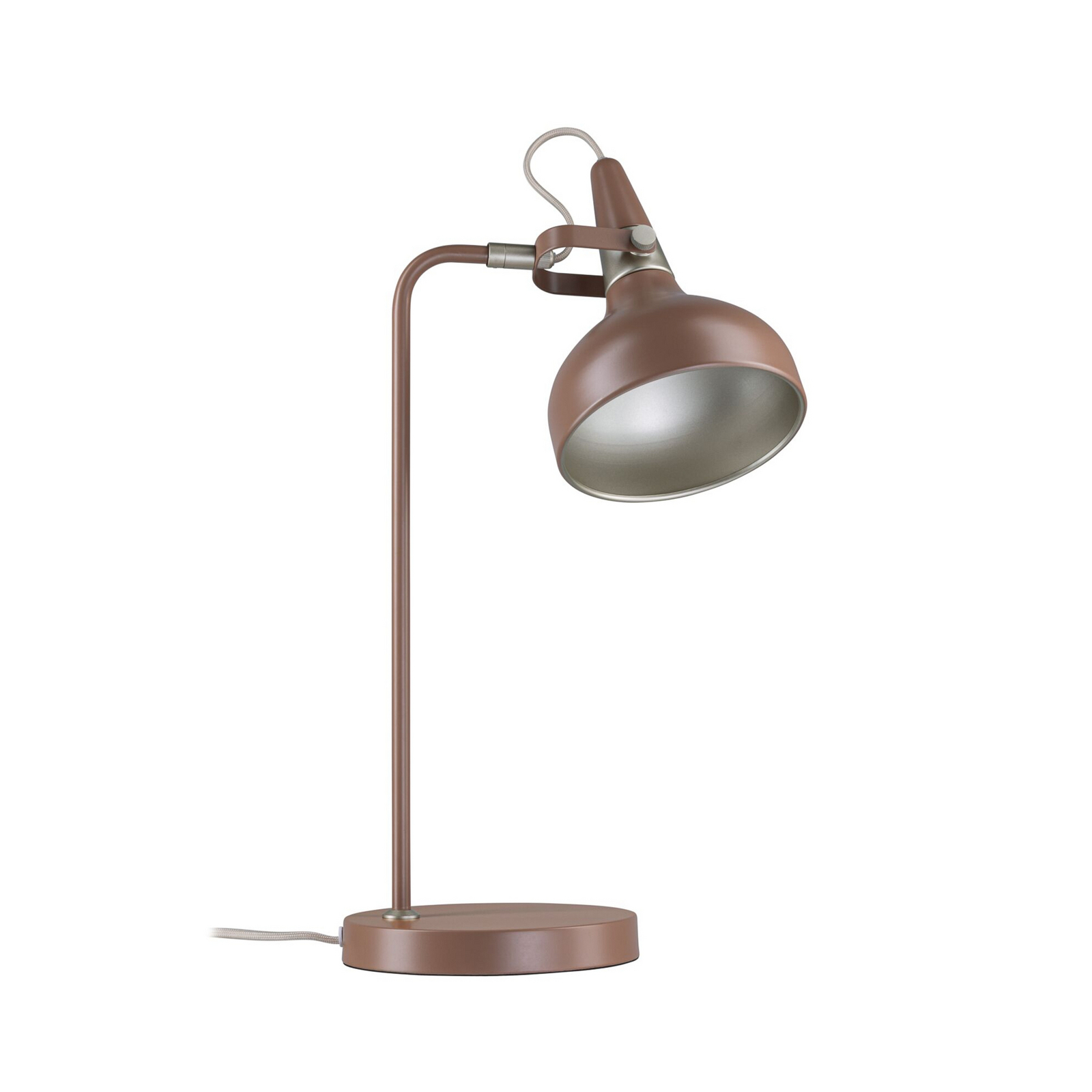 Paulmann Juna STYLE table lamp, brown, height 51 cm, metal Paulmann Juna STYLE table lamp, brown, height 51 cm, metal