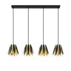 Lounit 4 Lustră Pendul Black/Gold - Lucande