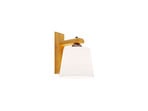 Sweden Wall Lamp White/Rustic Oak - Euluna