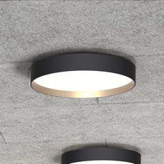 LOOM DESIGN Lámpara LED de techo Lucia negro/oro Ø 45 cm