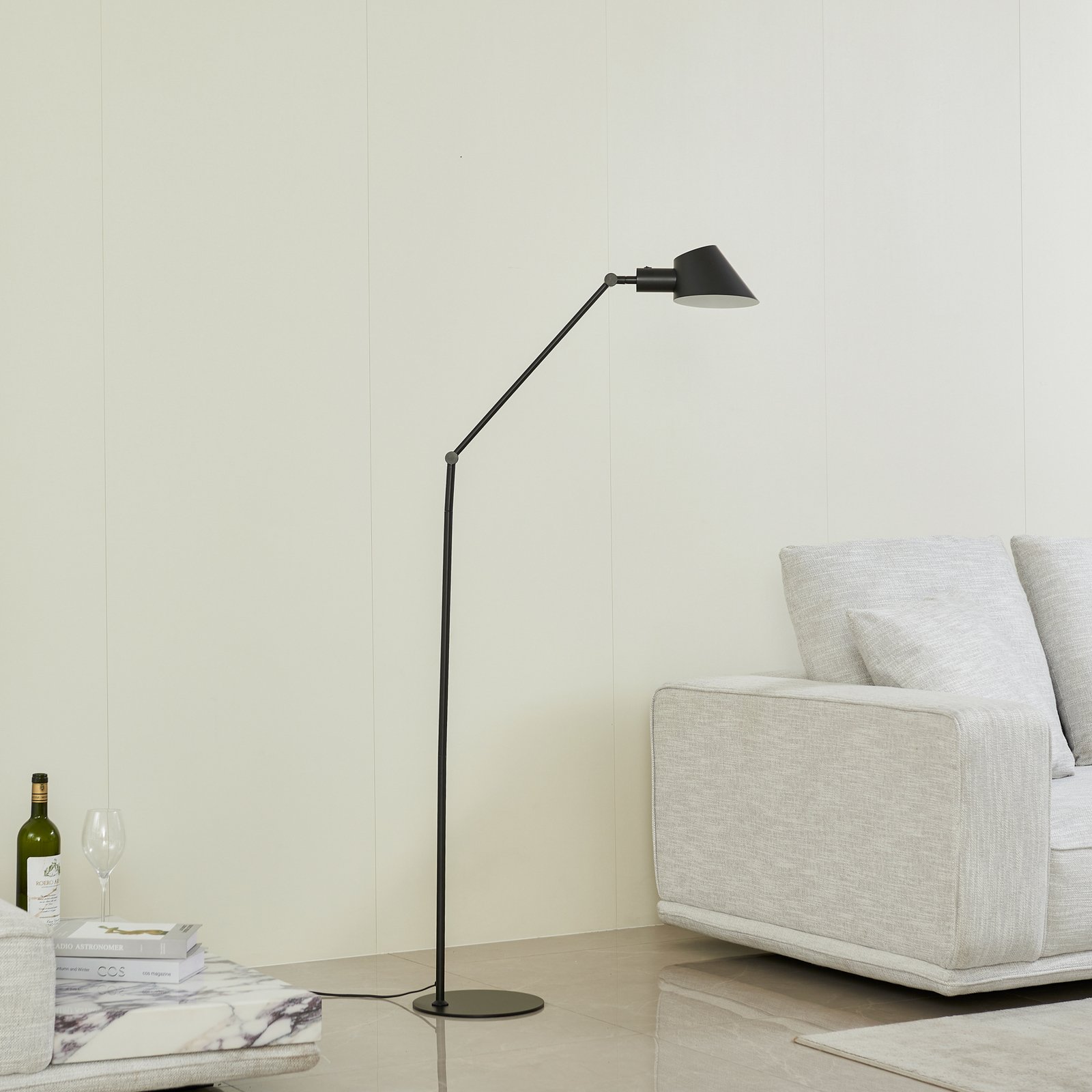 Corali Lampadaire Noir - Lindby
