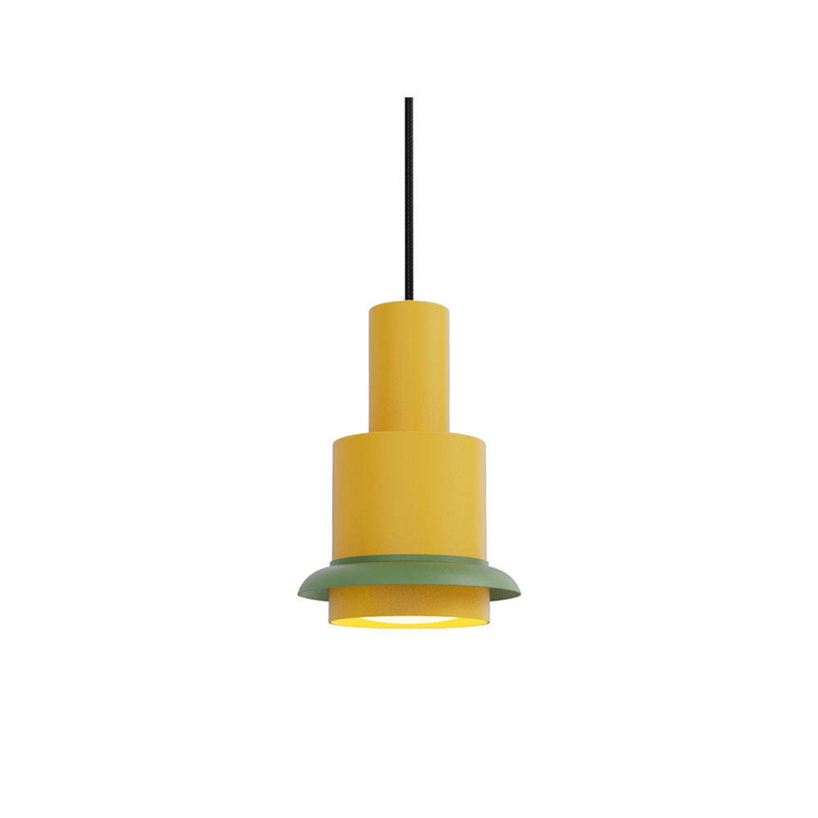Chaumont Pendelleuchte Ø15xH22 Yellow/Green - DCW