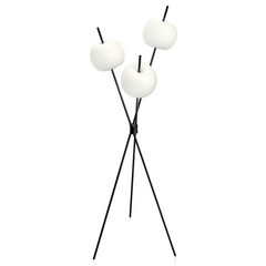 kdln Lámpara de pie LED Kushi, altura 140 cm