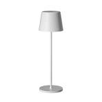 Müller Licht tint Lampada da tavolo LED Dalia, alluminio, bianco