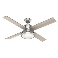 Hunter Loki ventilatore rovere/naturale/nichel