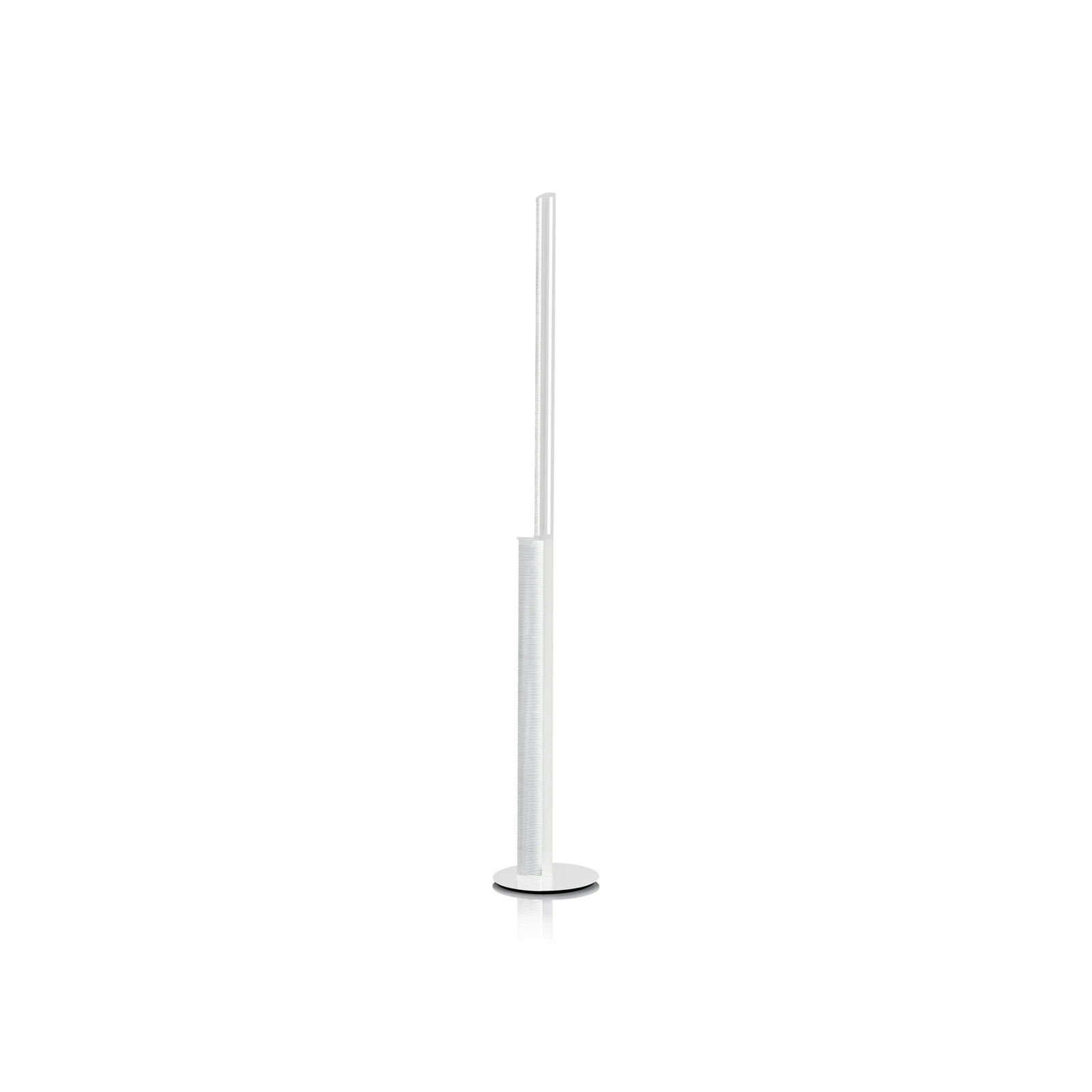 Slamp LED-Stehlampe Modula gedreht, kristall, hellgrau