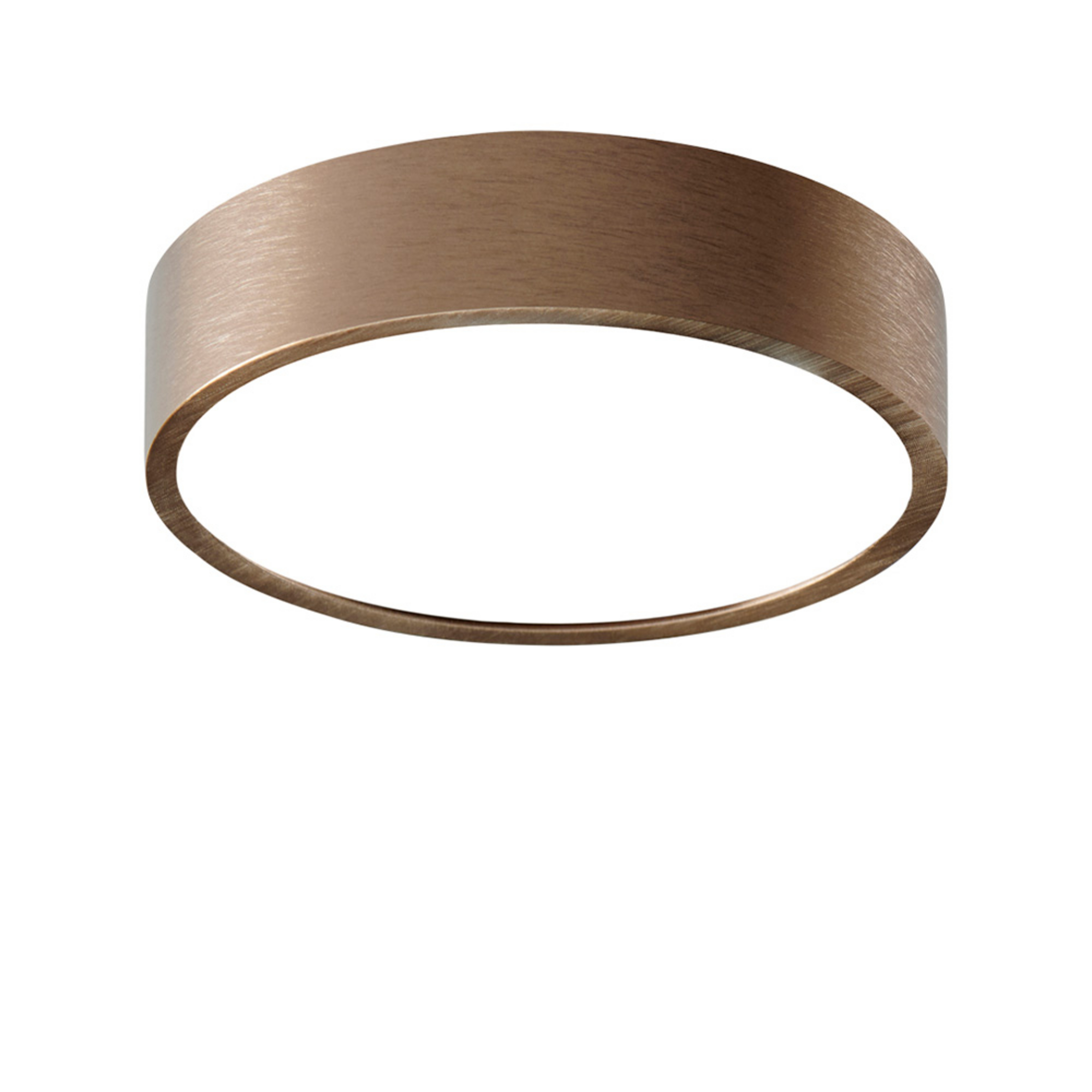 Plafonnier Shadow 1, doré/laiton, IP54 - LIGHT-POINT