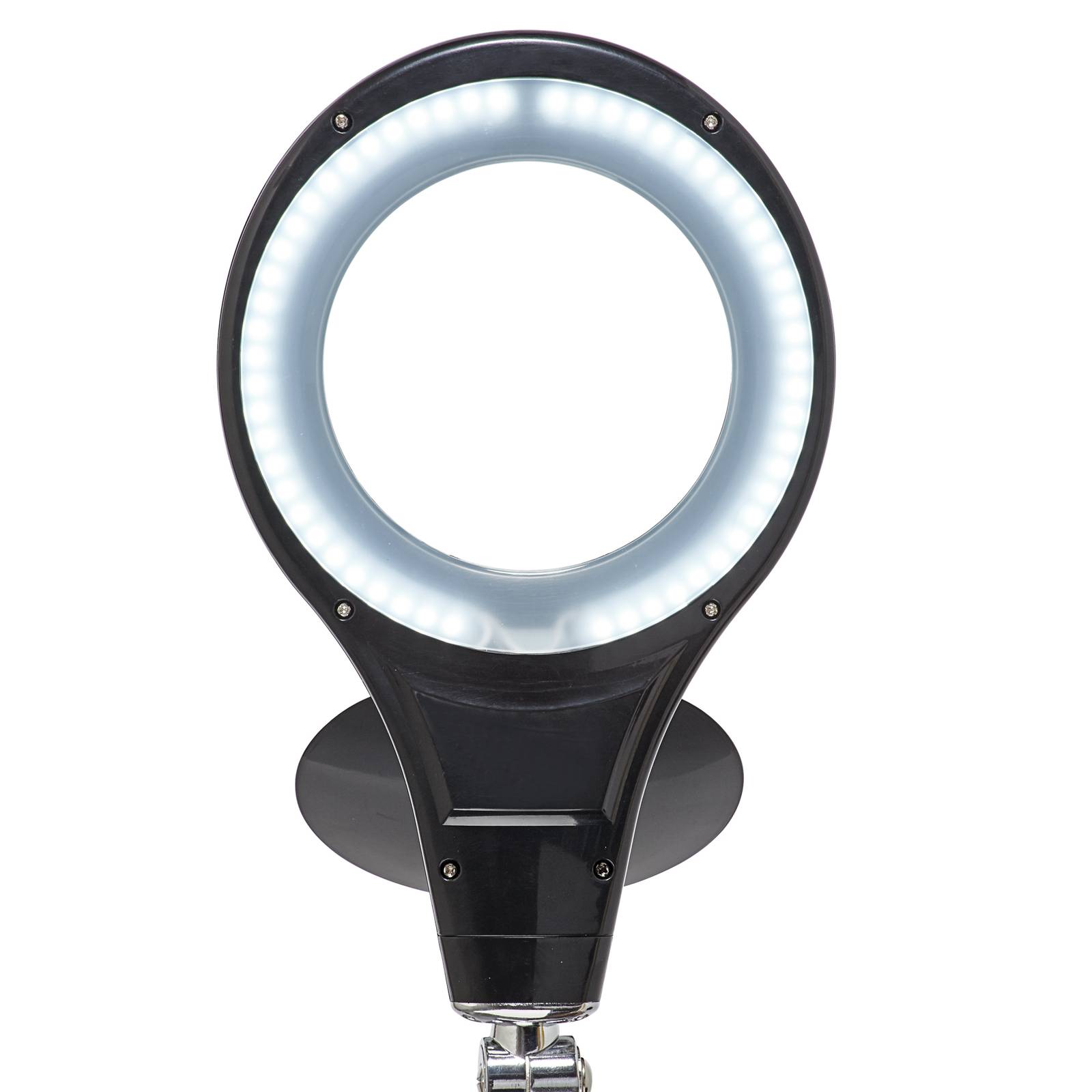 LED-lupplampa MAULmakro stativfot svart