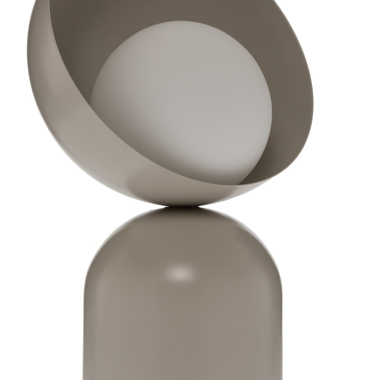 Laualamp Boto LN1, hall, teras/klaas, kõrgus 31 cm, G9 Laualamp Boto LN1, hall, teras/klaas, kõrgus 31 cm, G9