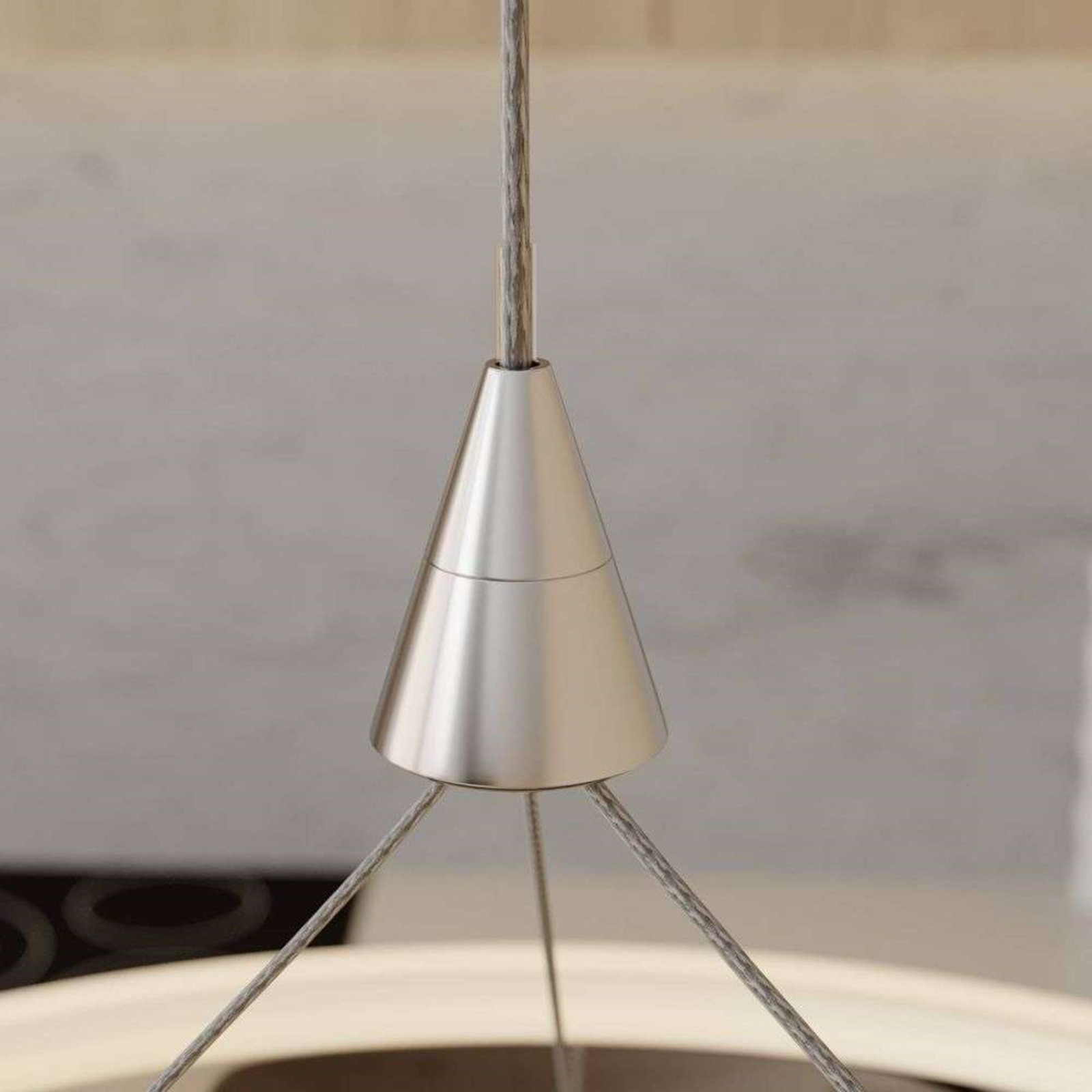 Lyani Hanglamp L85 Chrome/White - Lucande