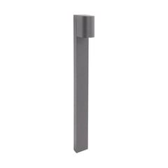 LEDS-C4 Eko Standard chodníkové svetlo, sivá, výška 80 cm, hliník