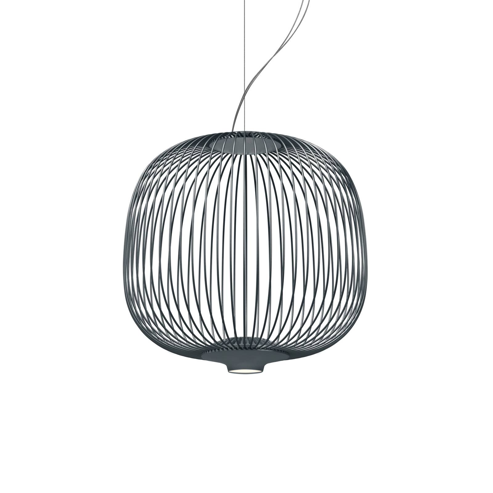 Foscarini Spokes 2 piccola Pendel dimmbar graphit