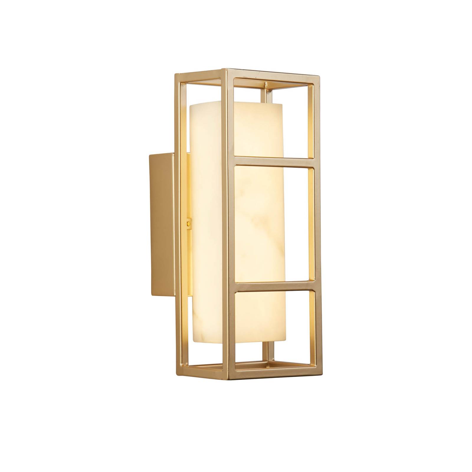 LED-Wandleuchte Mirage Höhe 40 cm gold Stahl IP44