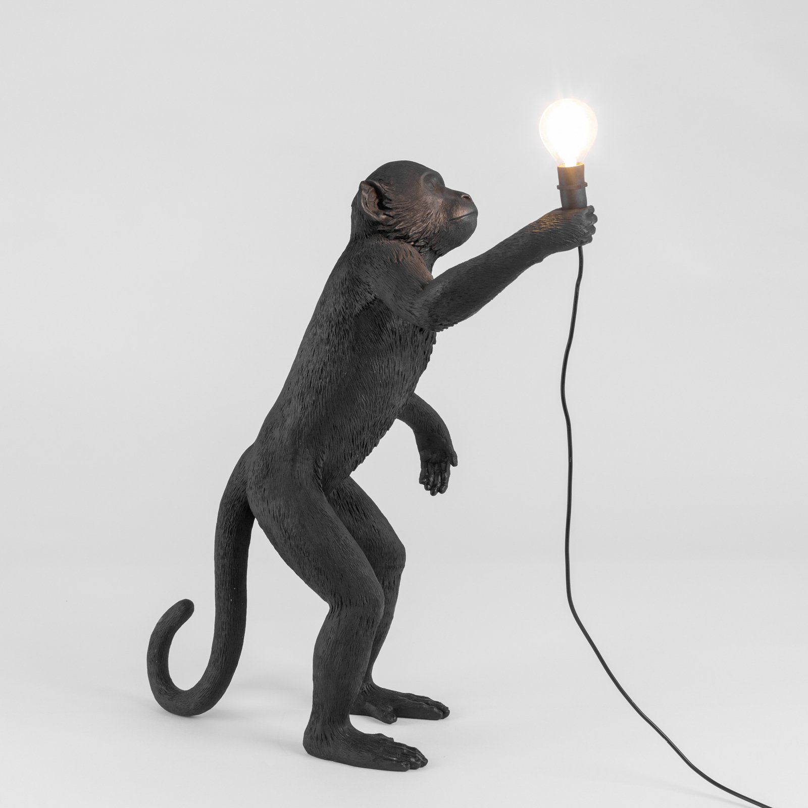 Monkey Standing Venkovní Stolní Lampa Black - Seletti