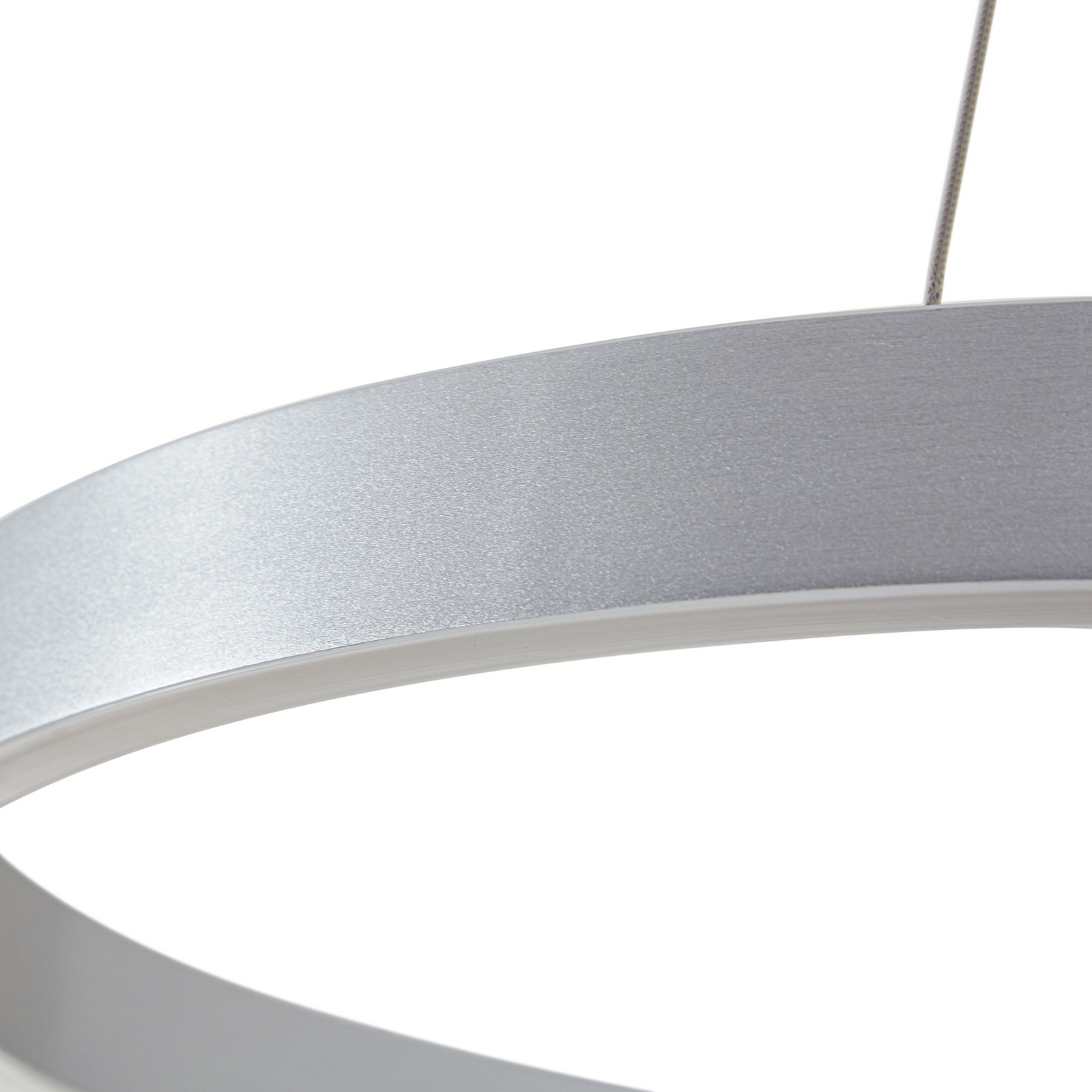 Lucande LED Pendant lamp Yonam, alu, Ø 60 cm