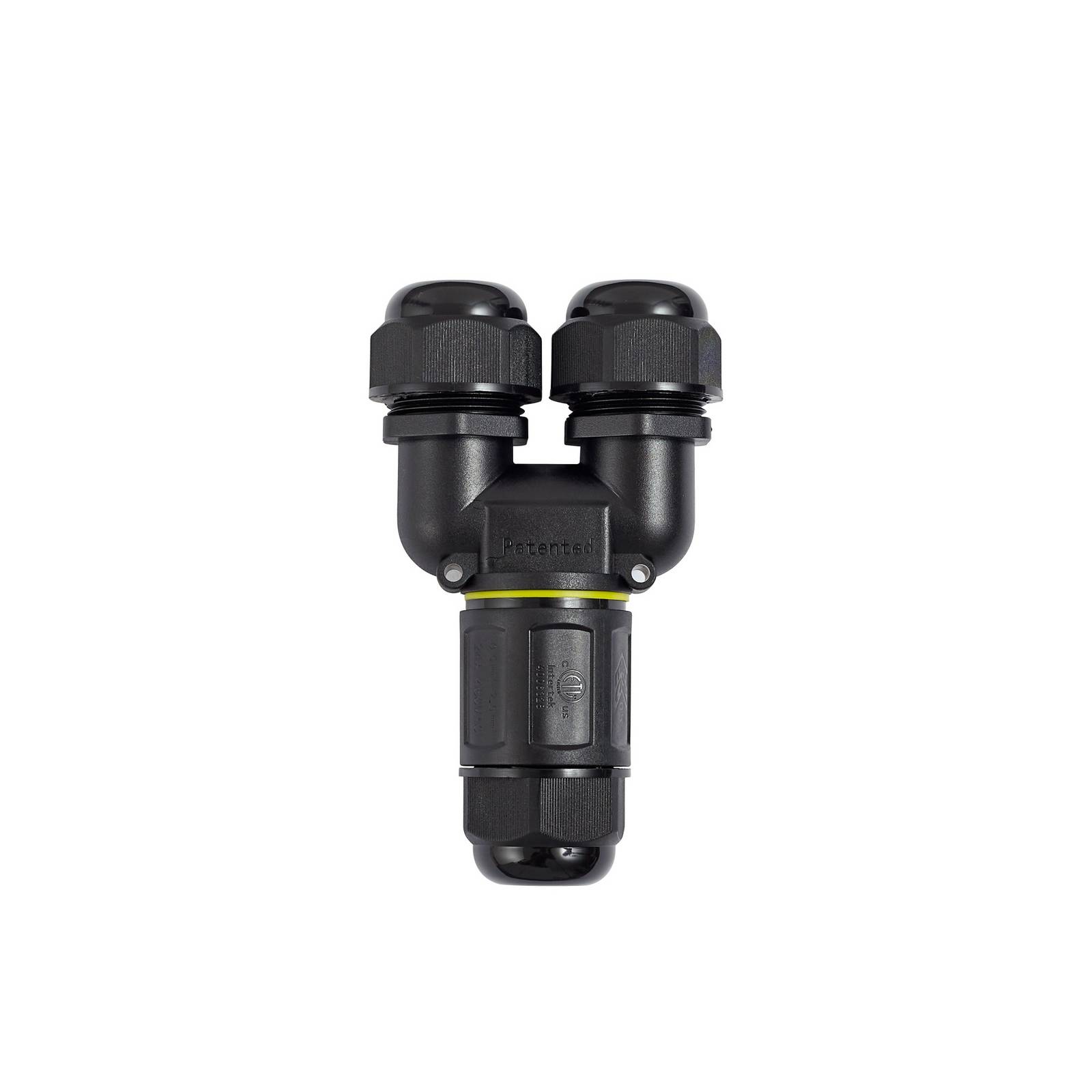 Kabelverbinder Y, wasserdicht, IP68, Länge 118 cm, schwarz