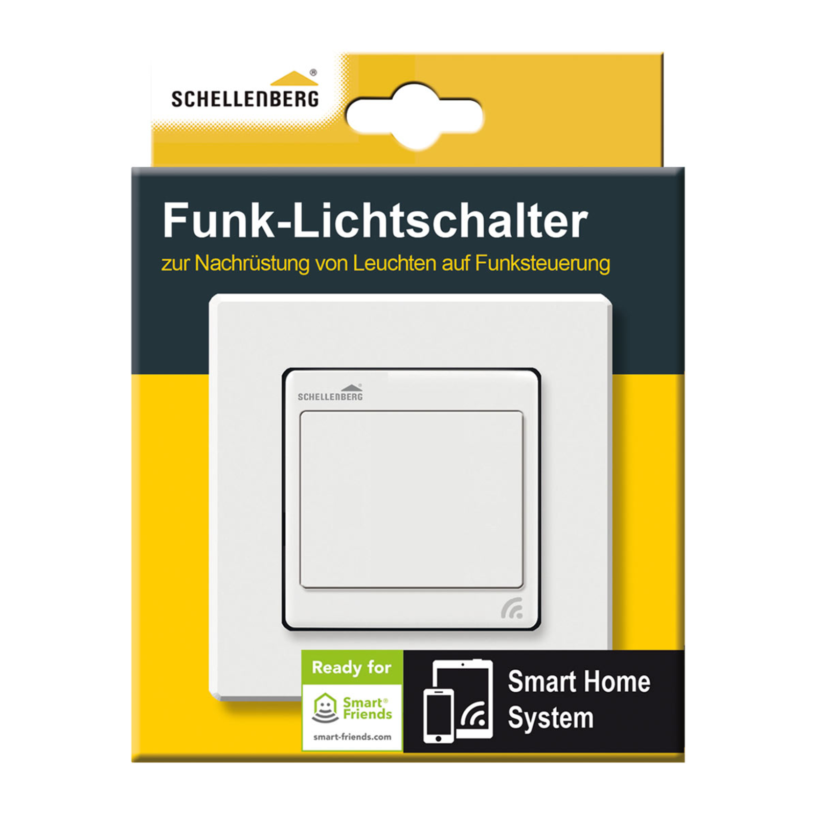 Schellenberg 21002 Flush-mounted radio light switch