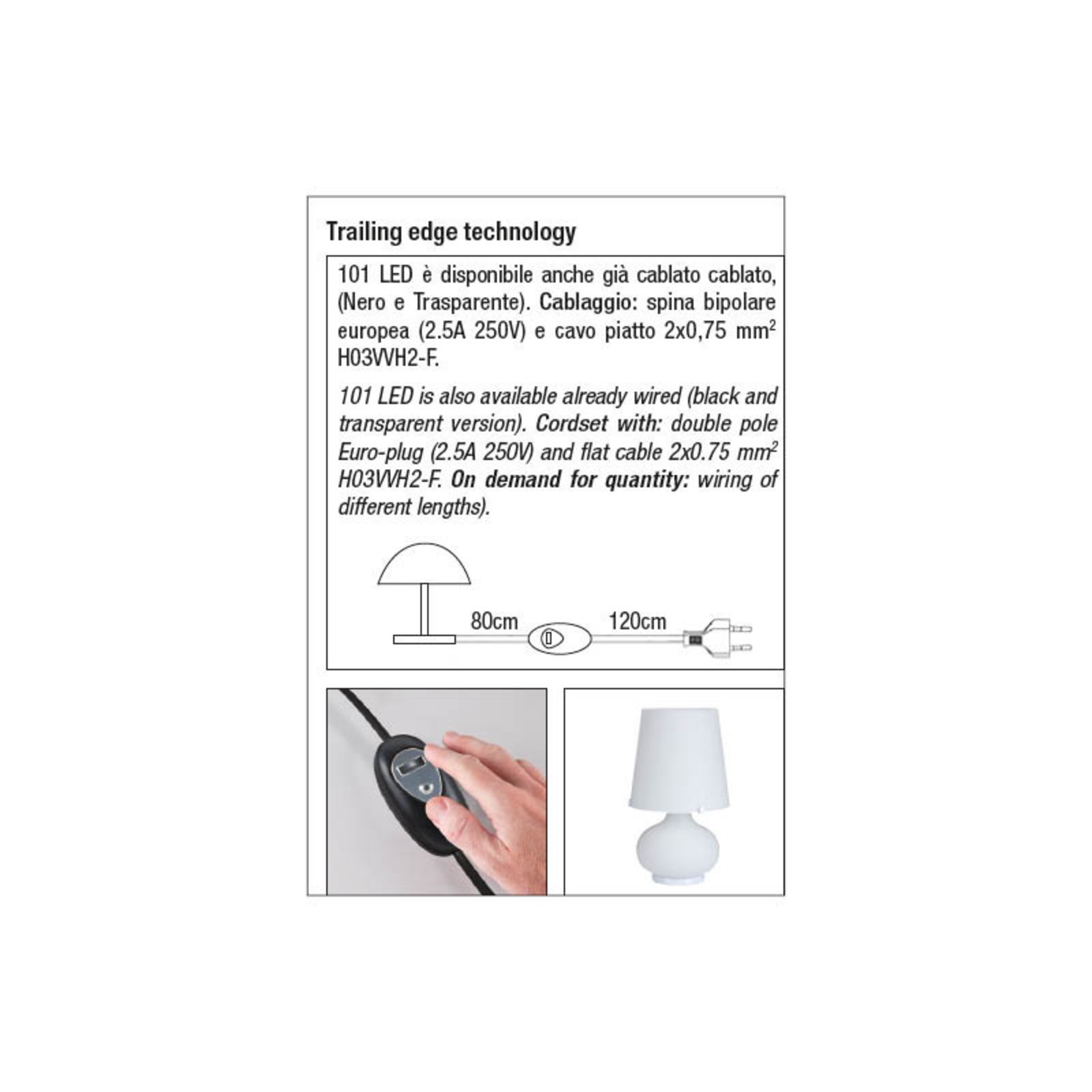 LED Dimmer 101 4-100W (25-160W) Svart - Relco