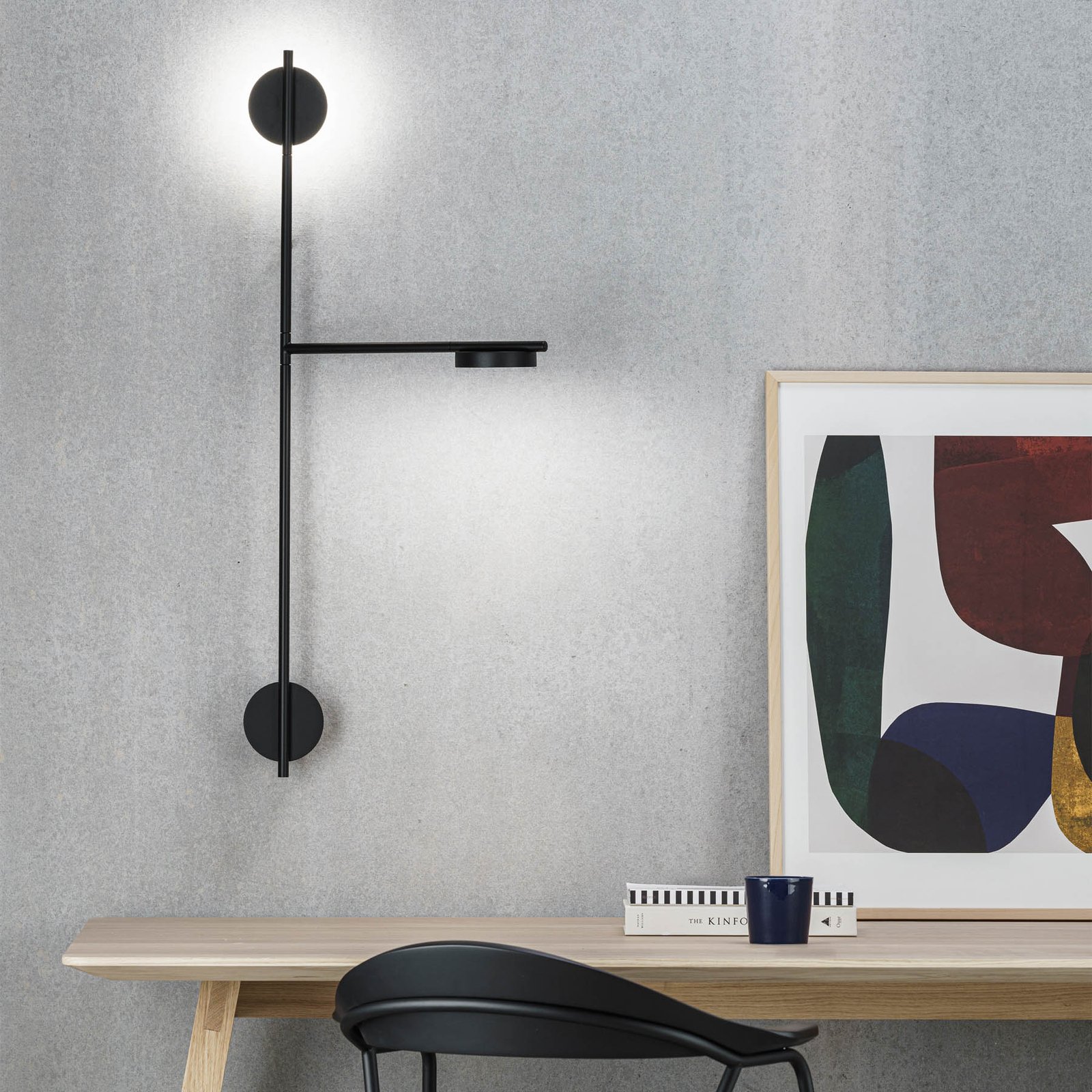 Igram Fali Lámpa LED Black - Grupa