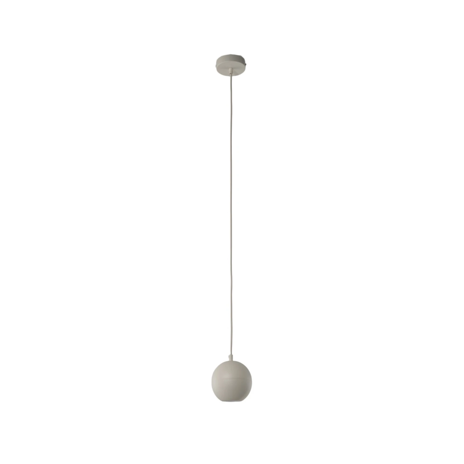 Pakabinama lempa „Midway“, smėlio spalvos, metalinė, Ø 12 cm, GU10