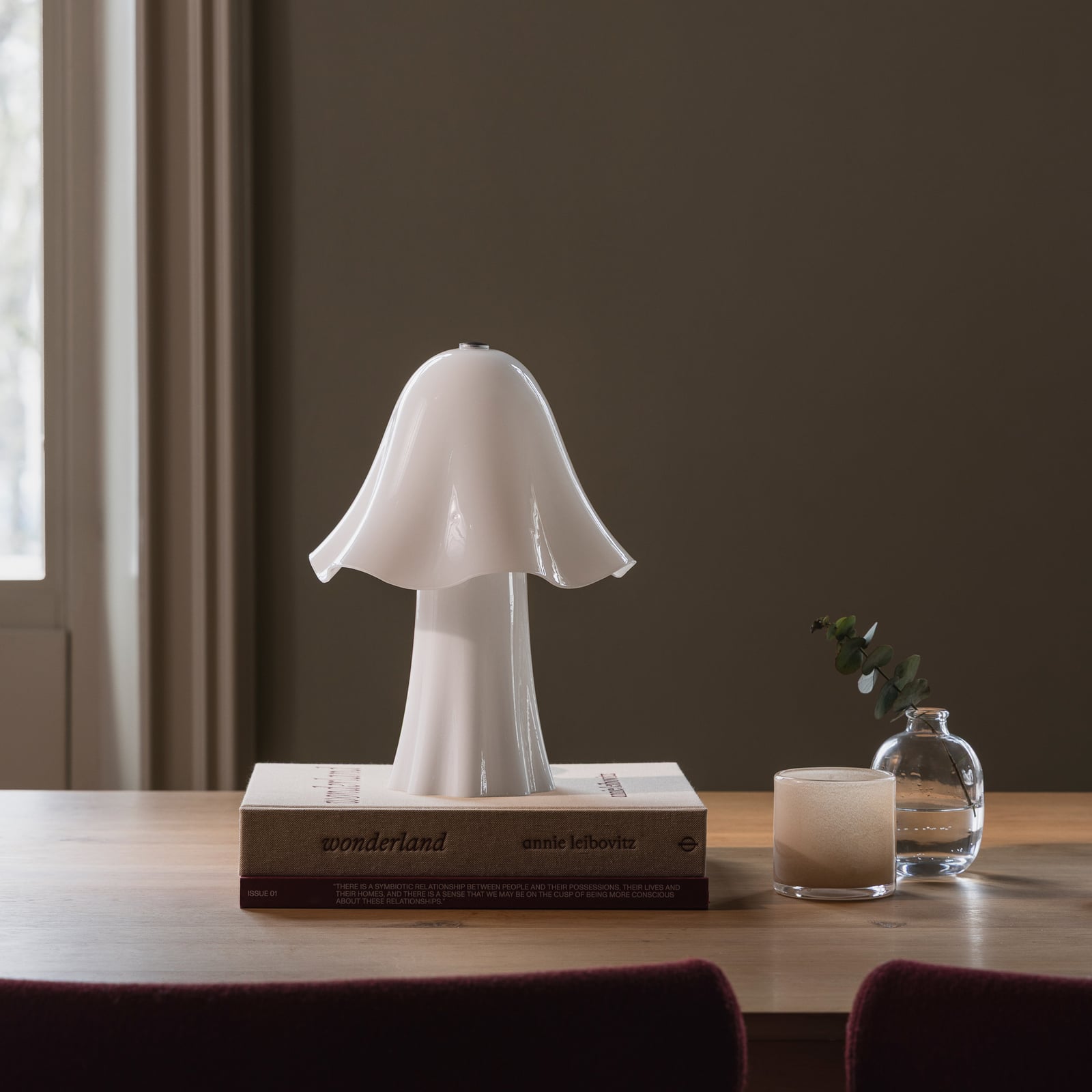 Lámpara de mesa Bello, blanca, altura 30 cm - Globen Lighting Lámpara de mesa Bello, blanca, altura 30 cm - Globen Lighting