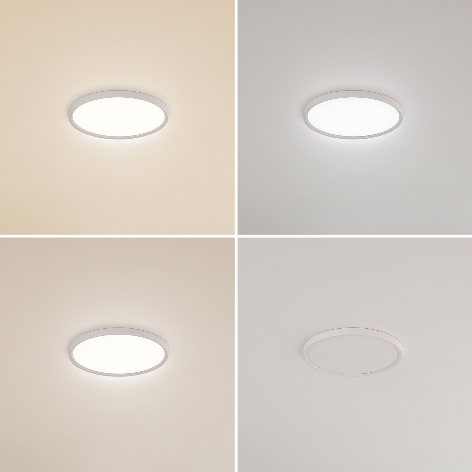 Diki LED Ceiling Lamp Ø30 CCT White - Lindby