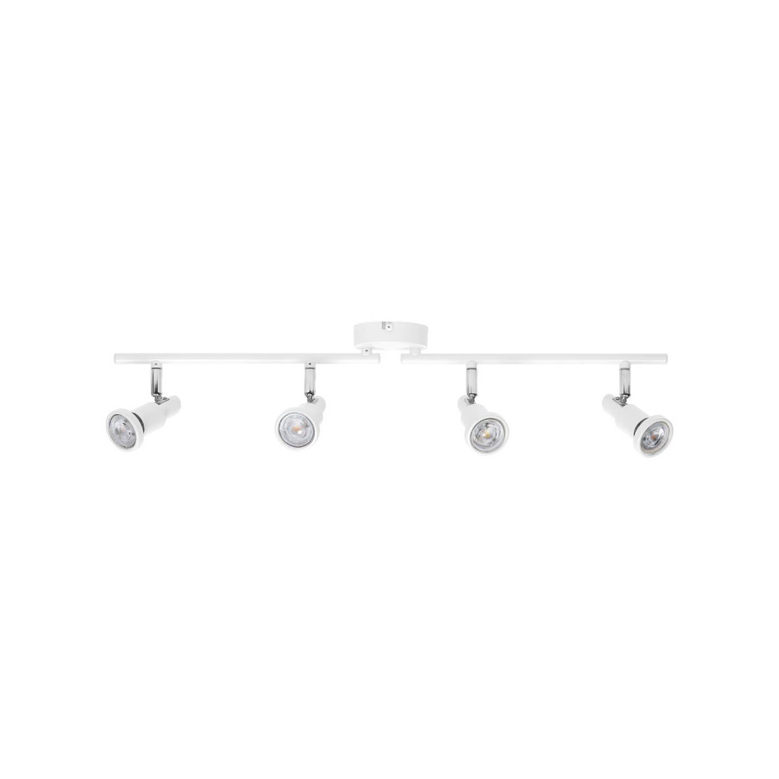OSRAM Deckenstrahler, weiß, 4-flg., Metall, GU10-LED 927 dim